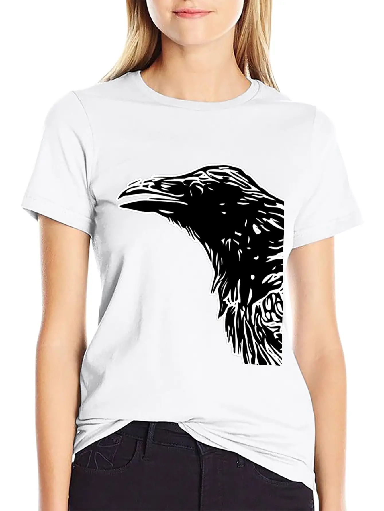 Crow Timeless Short Sleeve Tee – Comfy And Minimalist Design