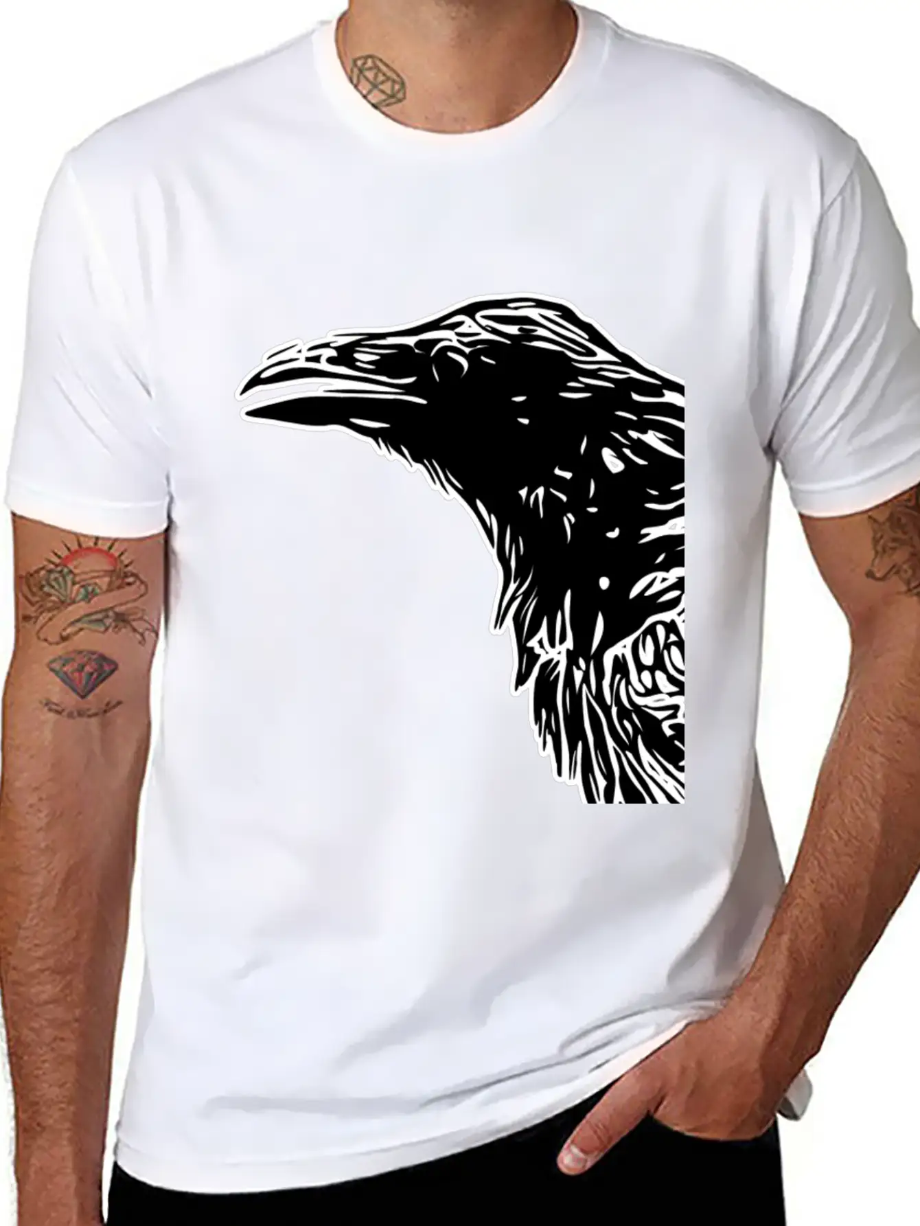 Crow Timeless Short Sleeve Tee – Comfy And Minimalist Design