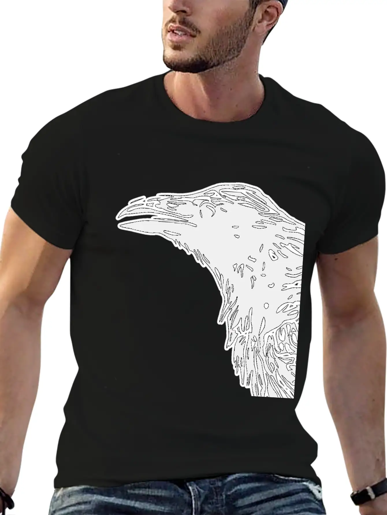 Crow Timeless Short Sleeve Tee – Comfy And Minimalist Design