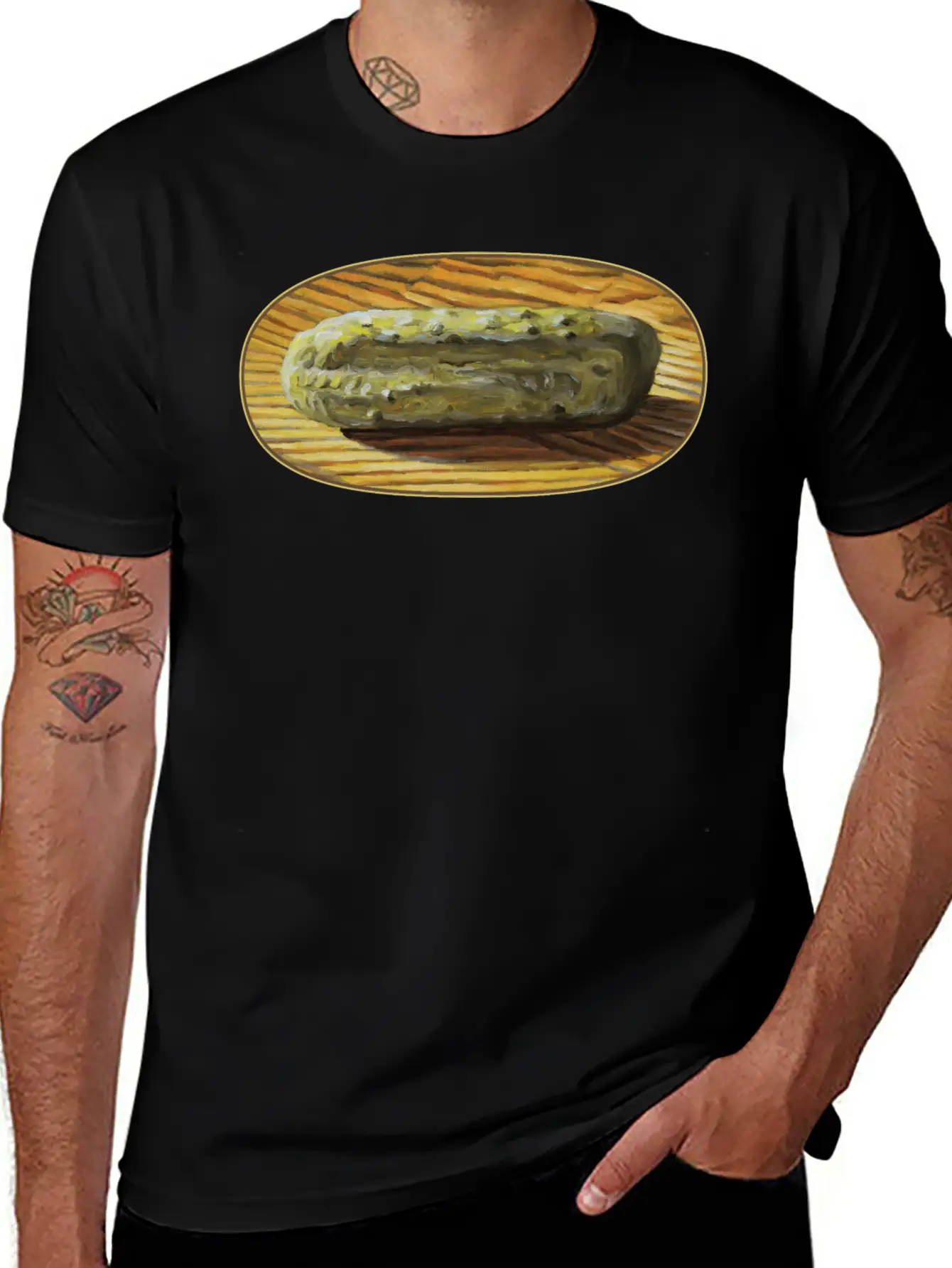 Crsip Dill Pickle Stylish Everyday T-Shirt – Unisex Basic Cotton Tee
