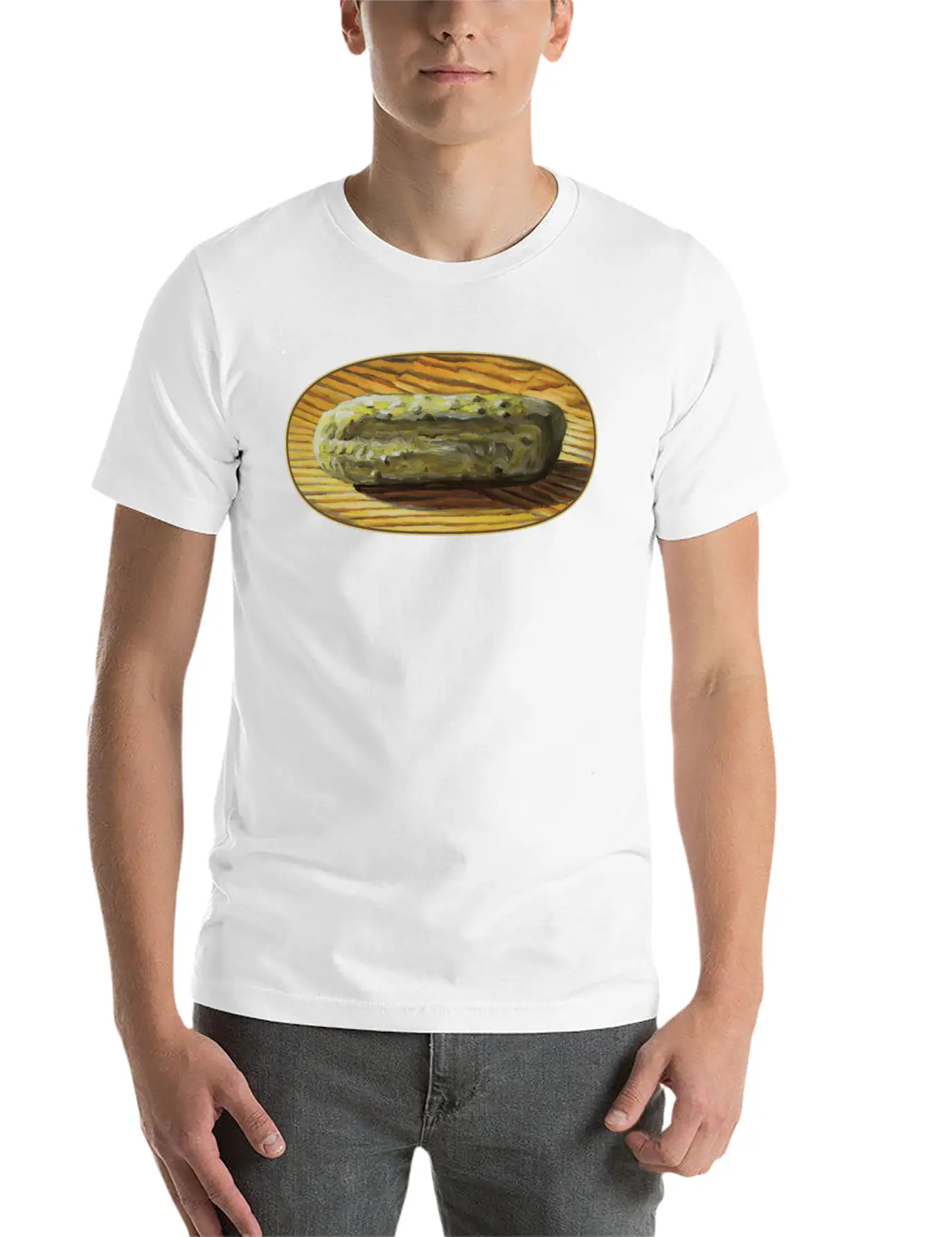Crsip Dill Pickle Stylish Everyday T-Shirt – Unisex Basic Cotton Tee