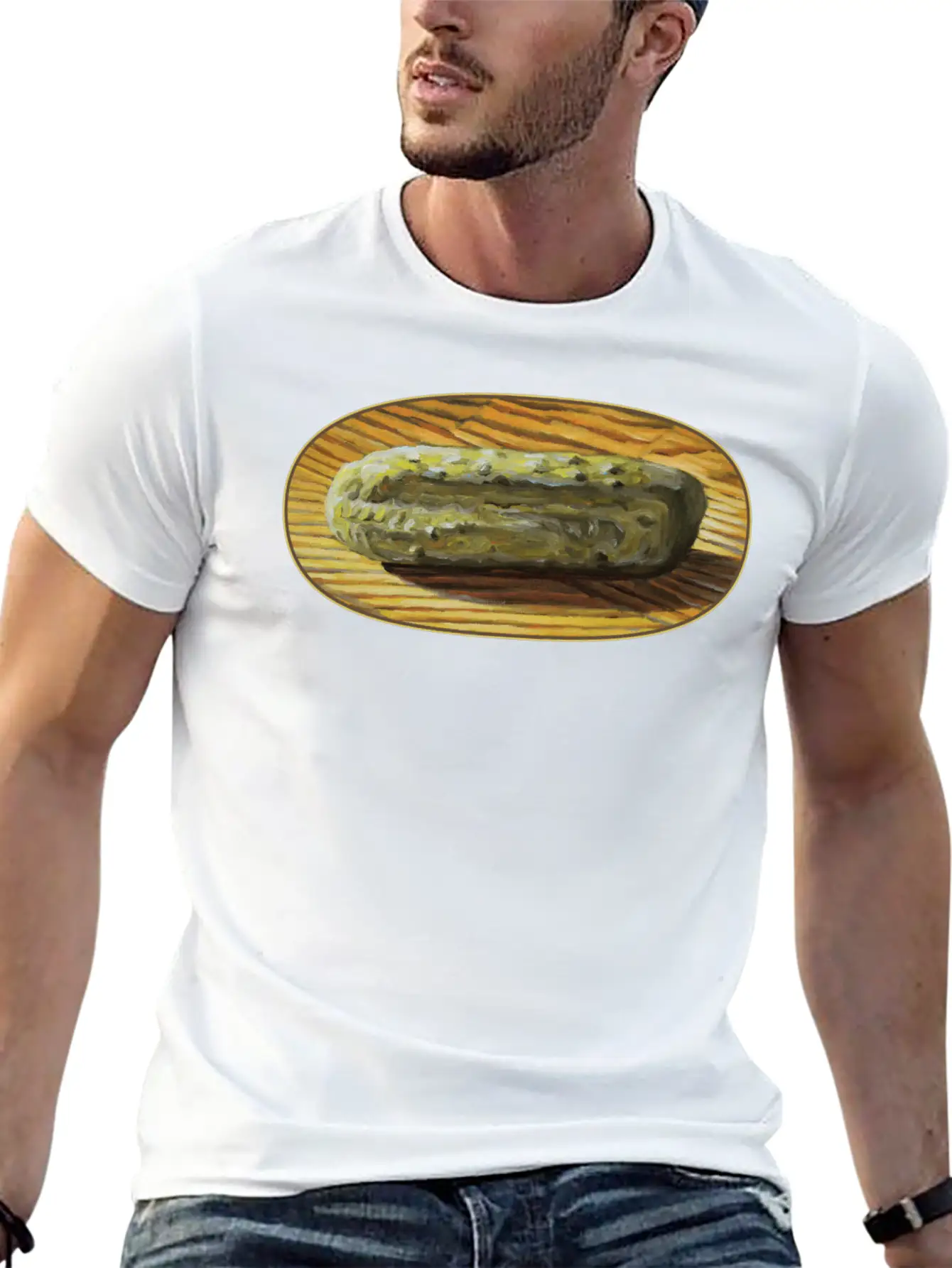 Crsip Dill Pickle Stylish Everyday T-Shirt – Unisex Basic Cotton Tee