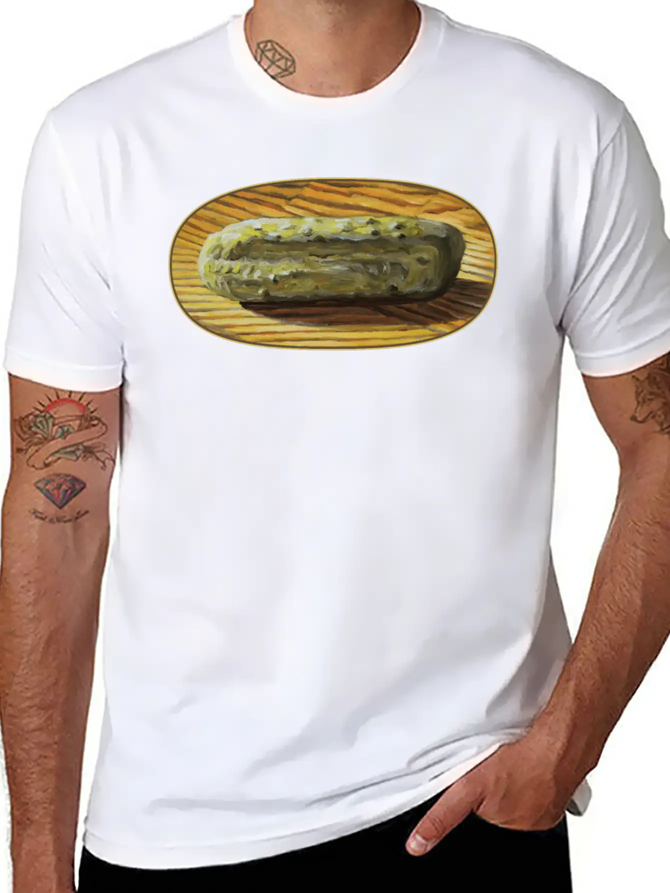 Crsip Dill Pickle Stylish Everyday T-Shirt – Unisex Basic Cotton Tee