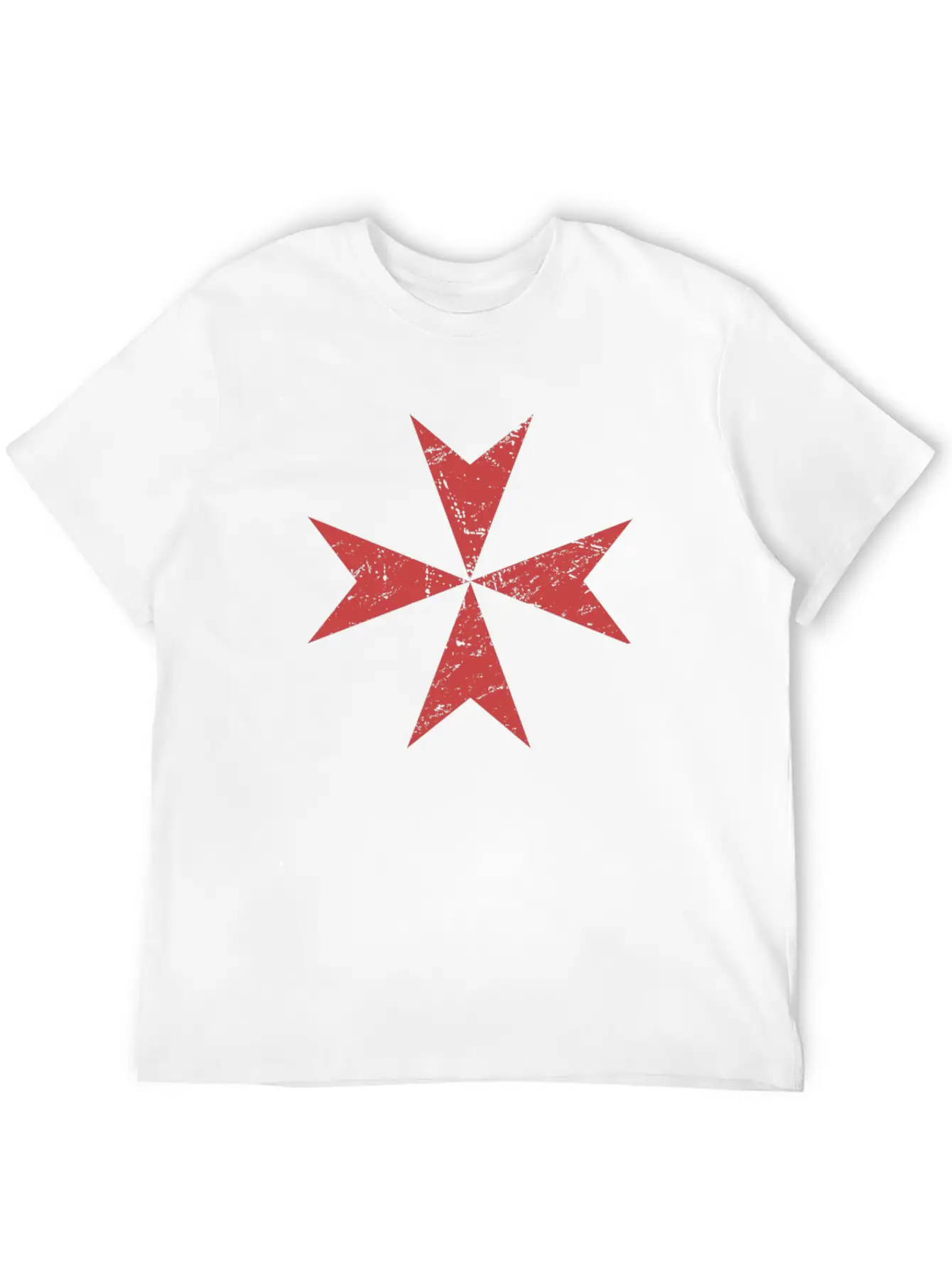 Crusader Cross | Renaissance Festival Design Stylish Everyday T-Shirt – Unisex Basic Cotton Tee