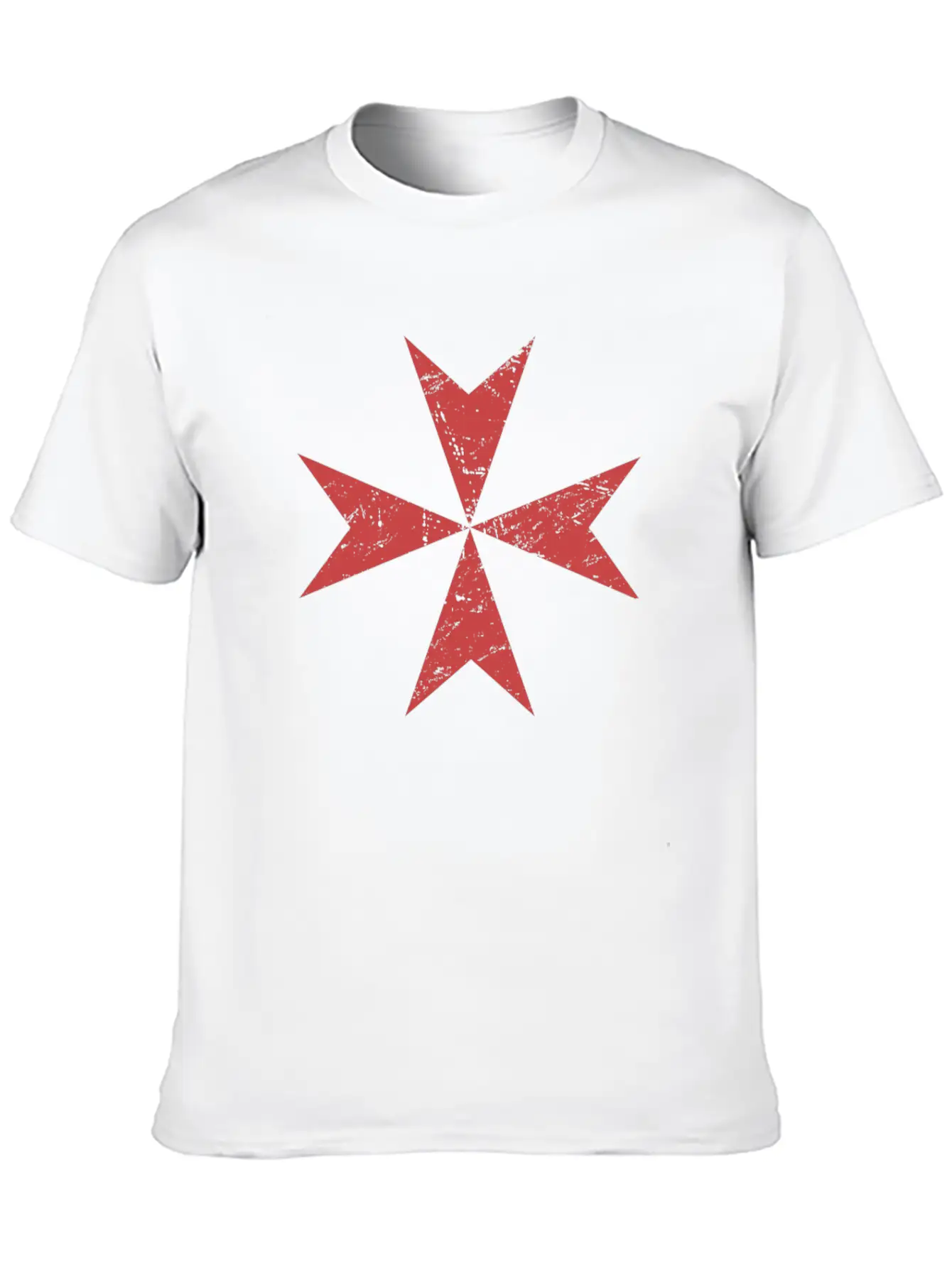 Crusader Cross | Renaissance Festival Design Stylish Everyday T-Shirt – Unisex Basic Cotton Tee