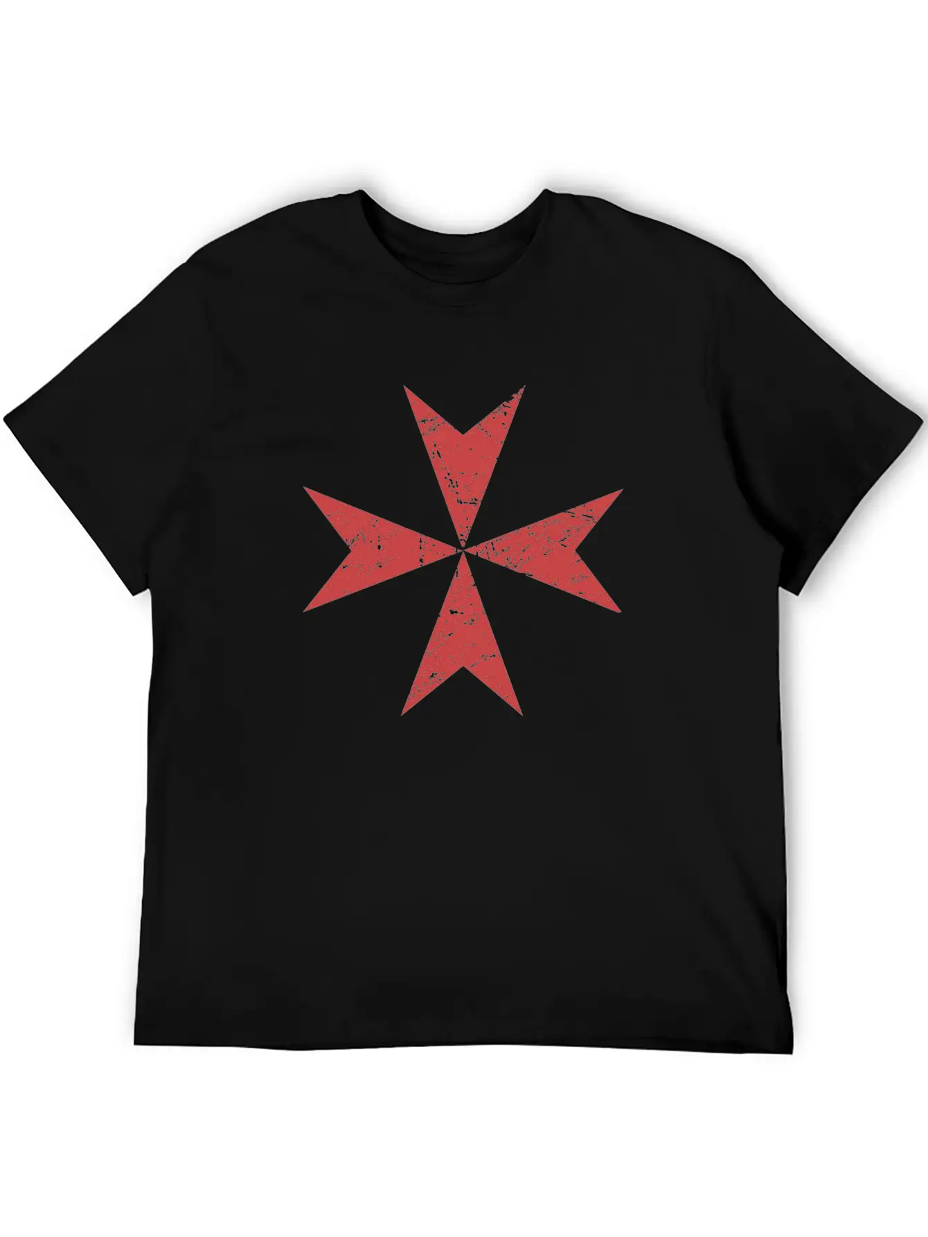 Crusader Cross | Renaissance Festival Design Stylish Everyday T-Shirt – Unisex Basic Cotton Tee