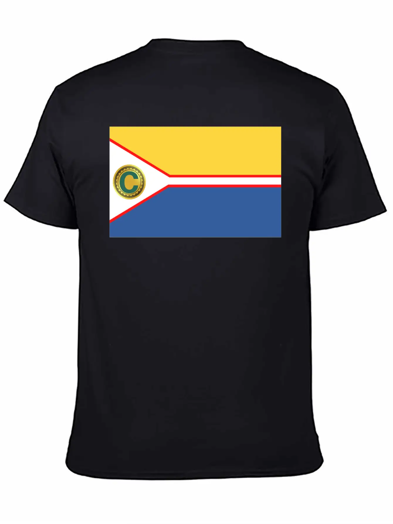 Crypto Flag Unisex Short Sleeve Soft Cotton T-Shirt – Casual Everyday Wear
