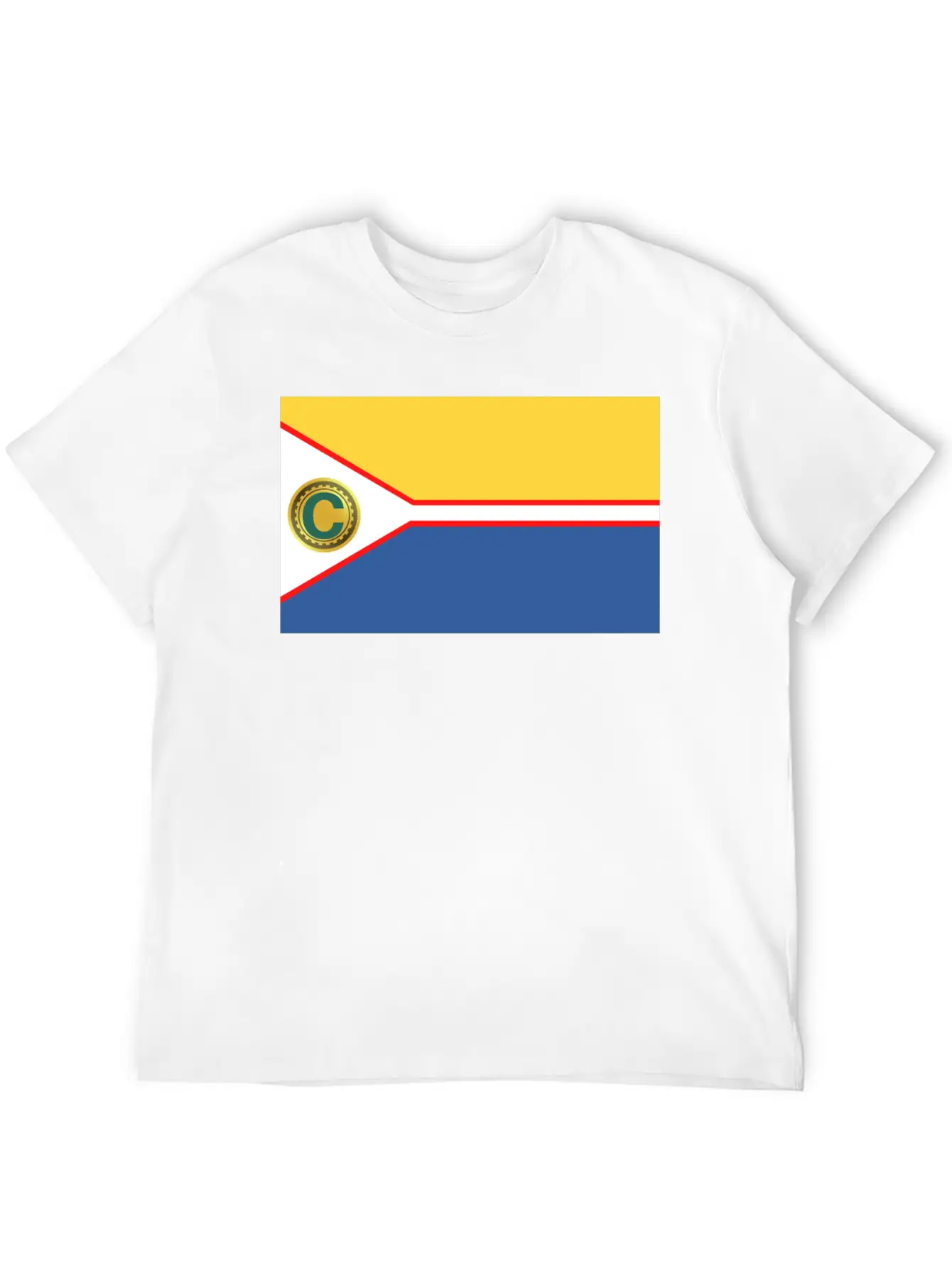 Crypto Flag Unisex Short Sleeve Soft Cotton T-Shirt – Casual Everyday Wear