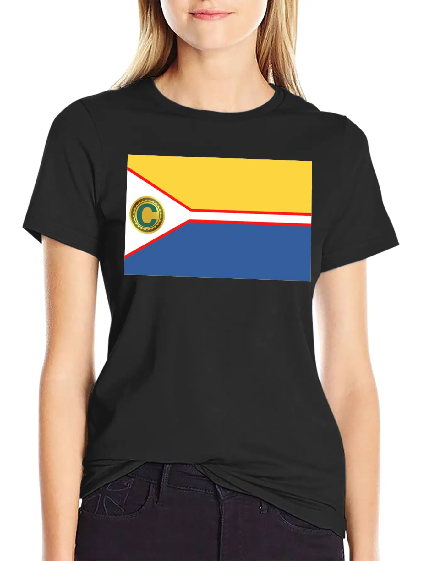 Crypto Flag Unisex Short Sleeve Soft Cotton T-Shirt – Casual Everyday Wear