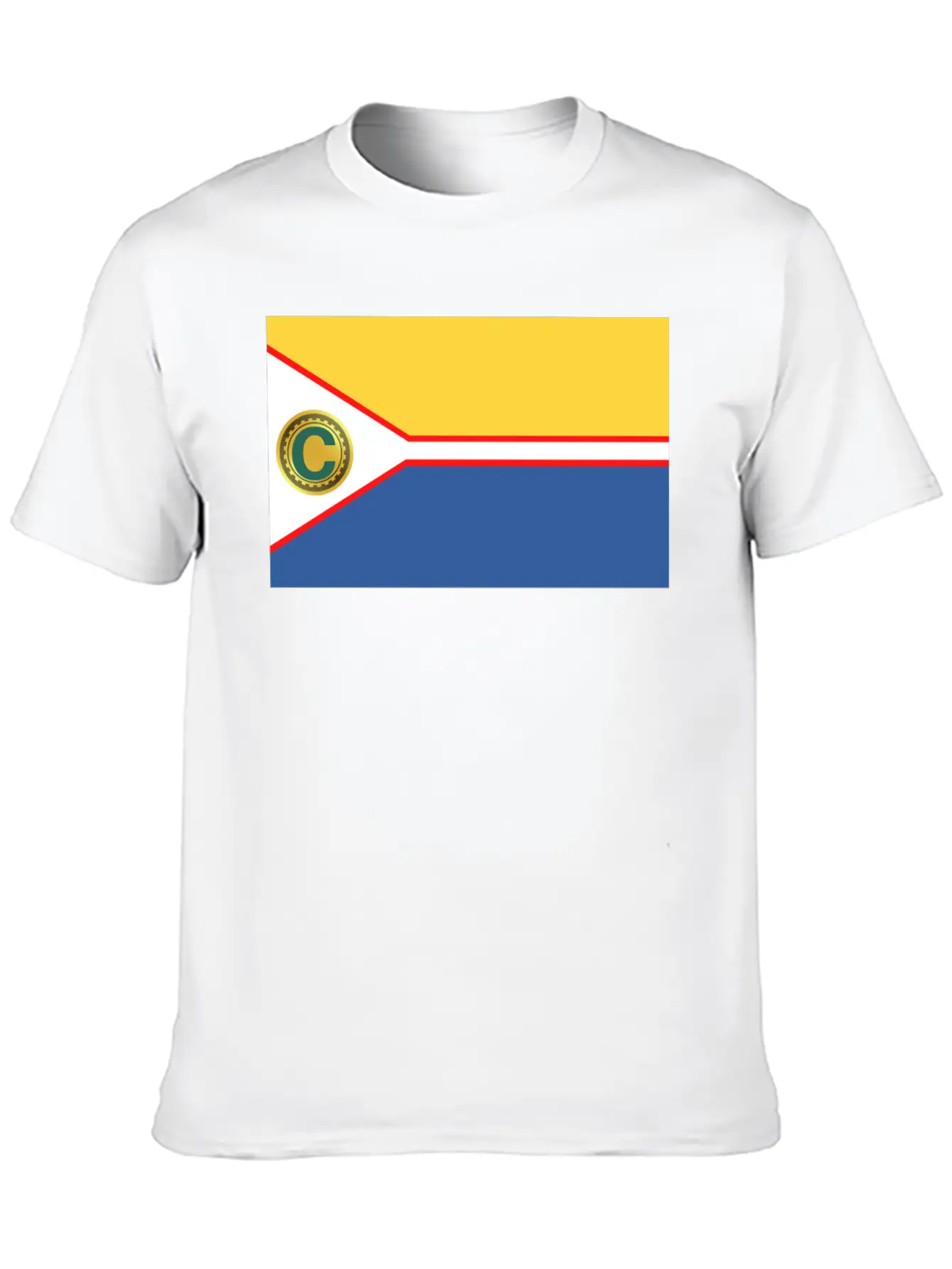 Crypto Flag Unisex Short Sleeve Soft Cotton T-Shirt – Casual Everyday Wear