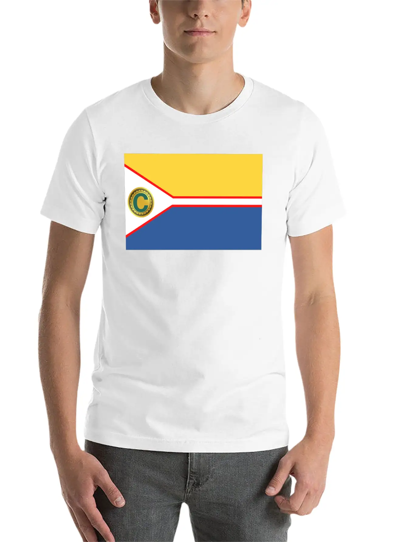 Crypto Flag Unisex Short Sleeve Soft Cotton T-Shirt – Casual Everyday Wear