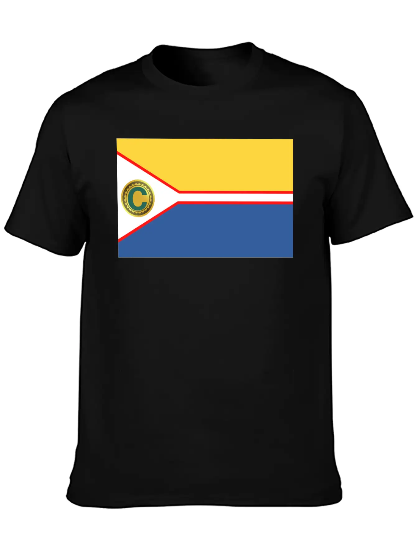Crypto Flag Unisex Short Sleeve Soft Cotton T-Shirt – Casual Everyday Wear