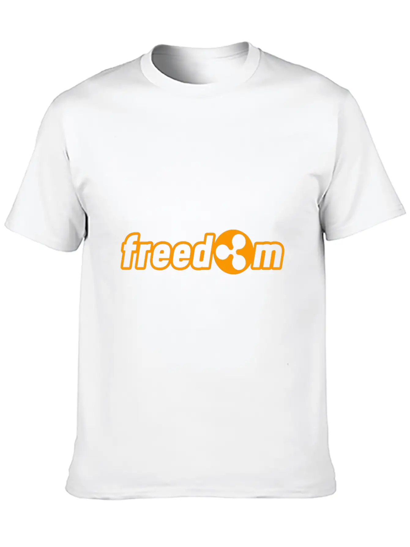 Crypto Freedom Ripple Bitcoin Cryptocurrency Gift Essential Unisex Summer Tee – Soft Cotton Casual Fit