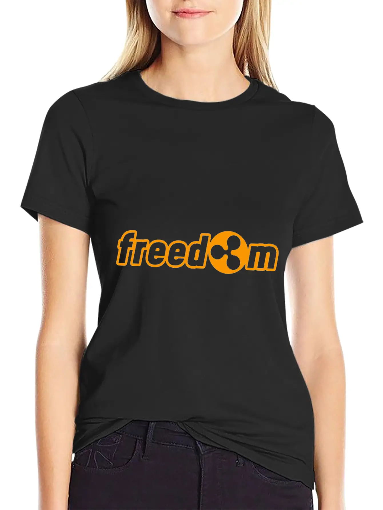 Crypto Freedom Ripple Bitcoin Cryptocurrency Gift Essential Unisex Summer Tee – Soft Cotton Casual Fit