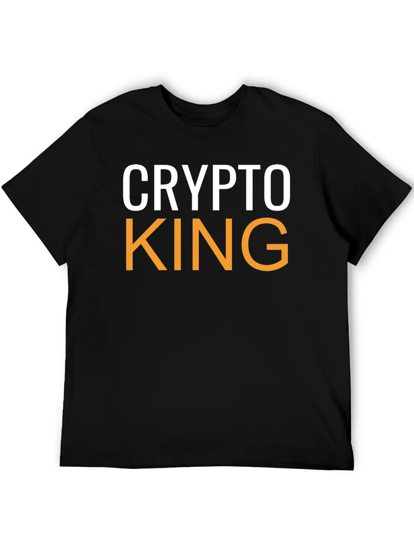 Crypto King Unisex Short Sleeve Soft Cotton T-Shirt – Casual Everyday Wear