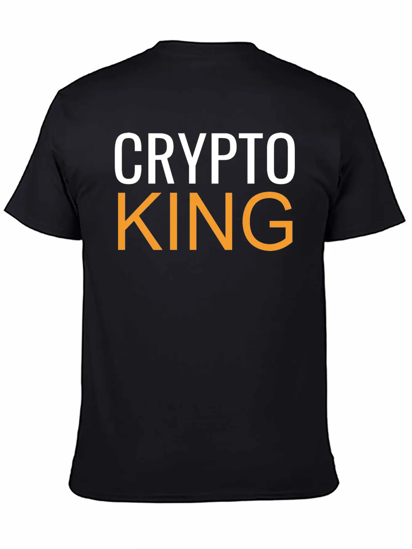 Crypto King Unisex Short Sleeve Soft Cotton T-Shirt – Casual Everyday Wear