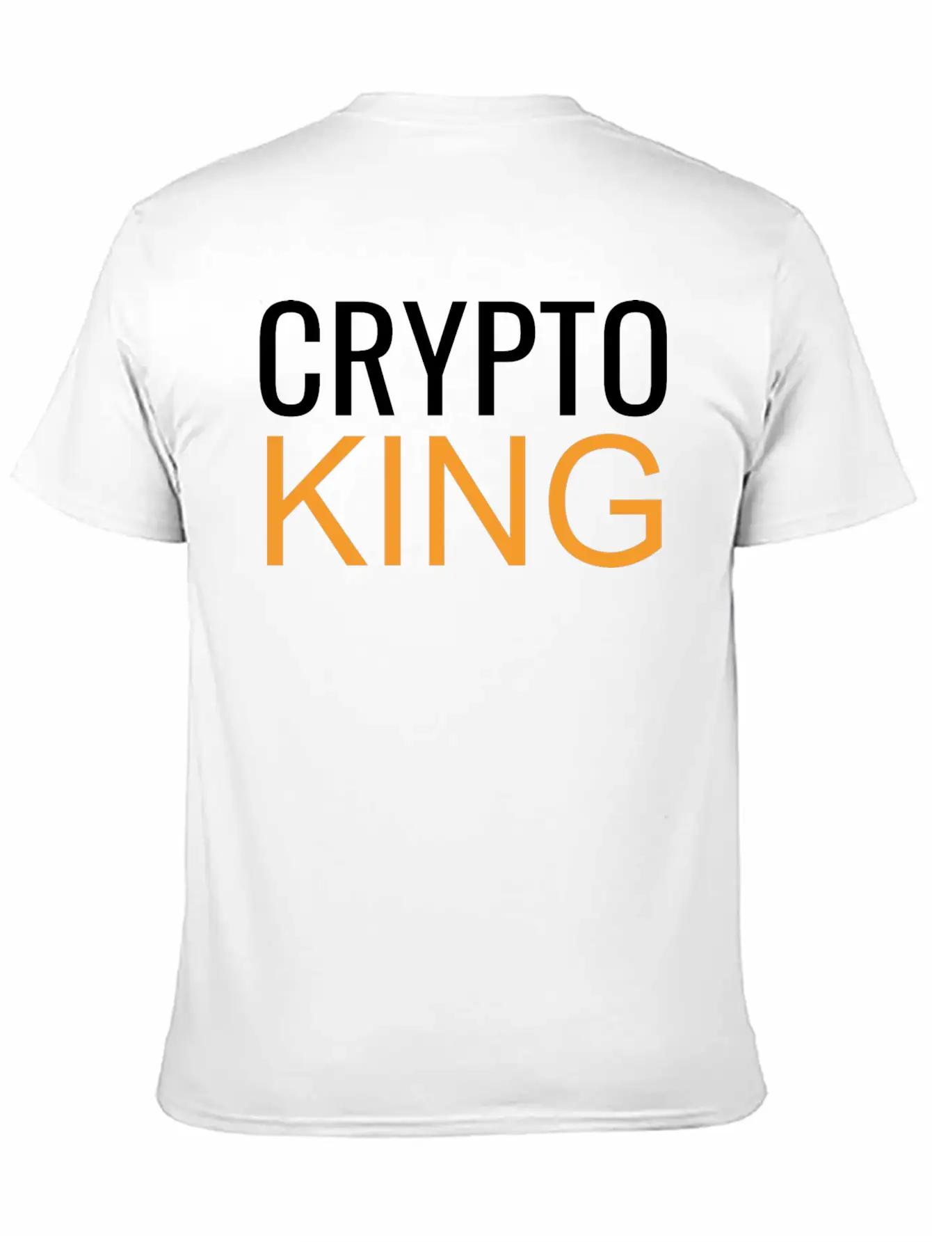 Crypto King Unisex Short Sleeve Soft Cotton T-Shirt – Casual Everyday Wear