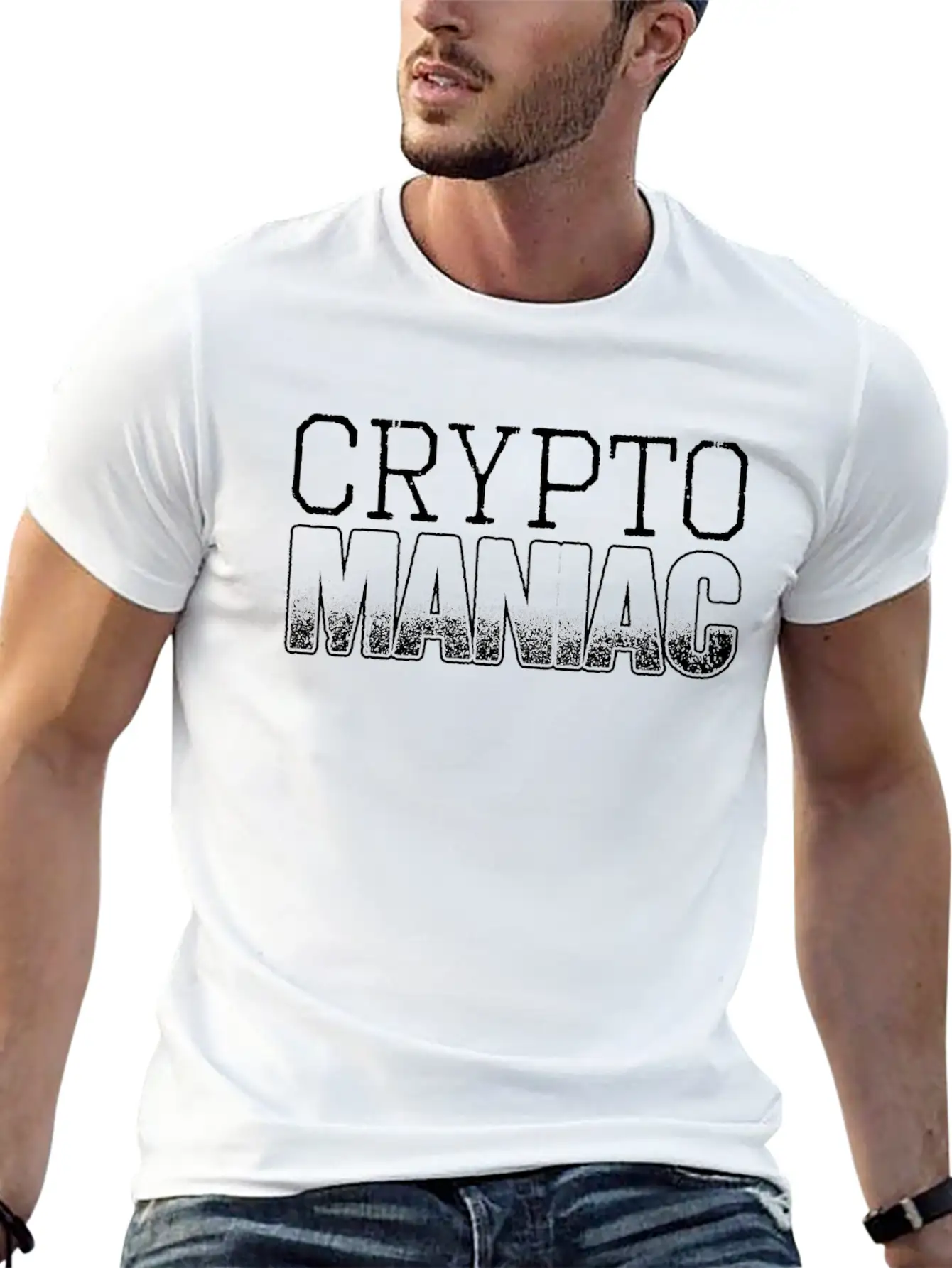 CRYPTO MANIAC CRYPTOCURRENCY Comfortable Minimalist Graphic Tee – Summer Style Essential