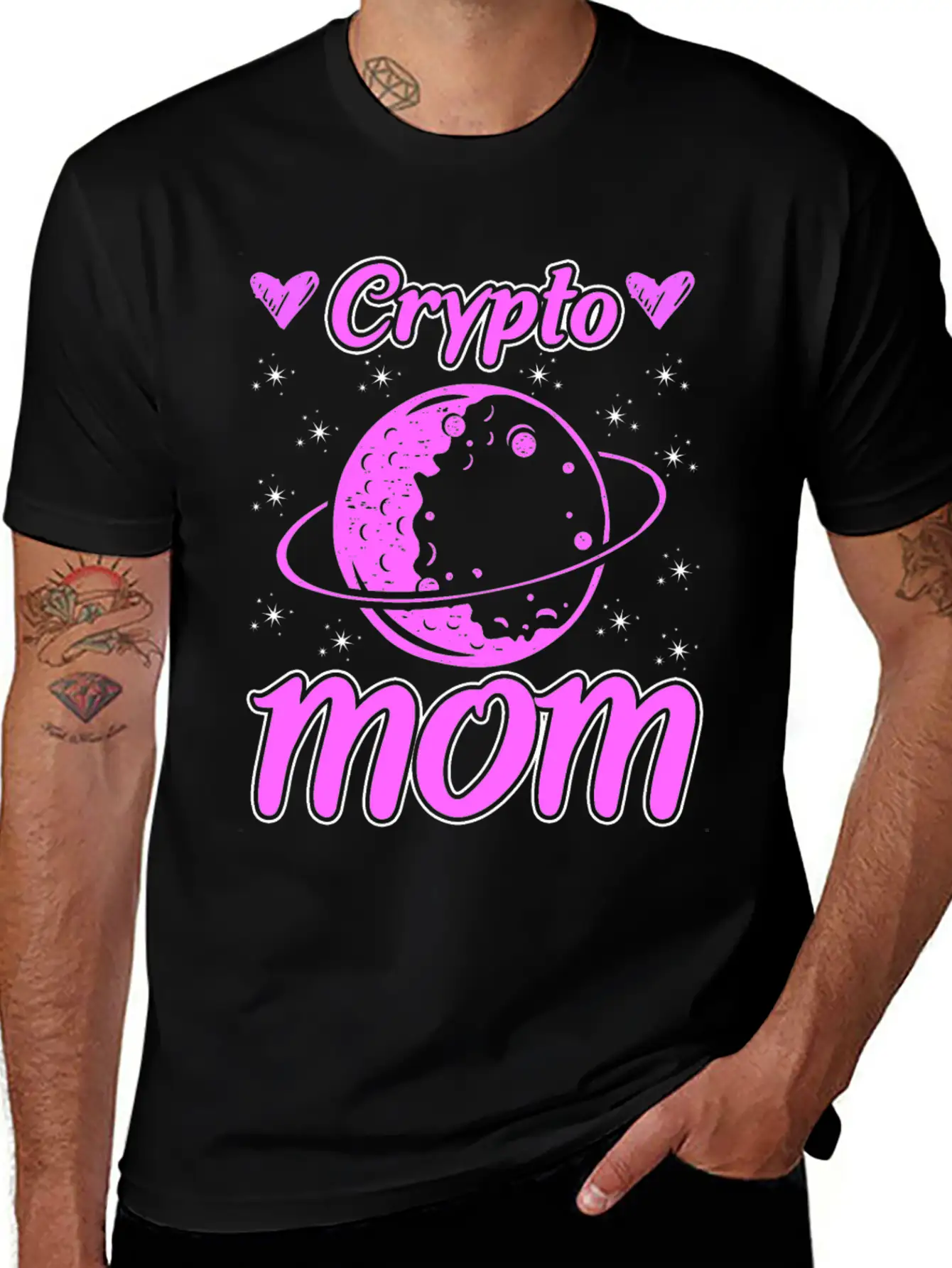 Crypto Mom Crypto Currency Mother Bitcoin Fan Geek Timeless Short Sleeve Tee – Comfy And Minimalist Design