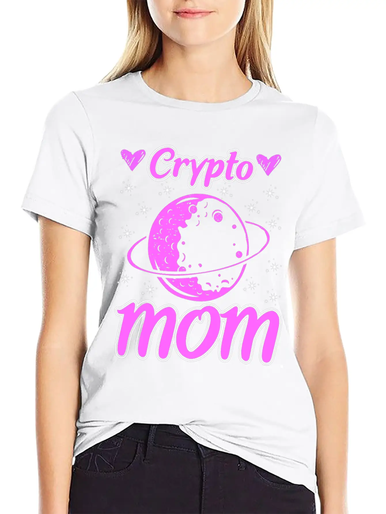 Crypto Mom Crypto Currency Mother Bitcoin Fan Geek Timeless Short Sleeve Tee – Comfy And Minimalist Design
