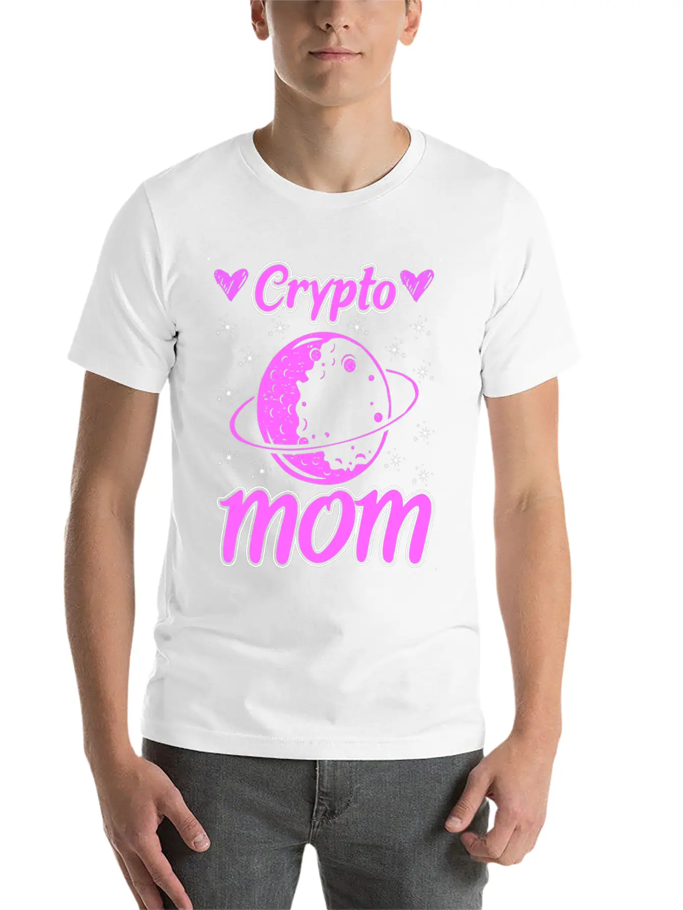 Crypto Mom Crypto Currency Mother Bitcoin Fan Geek Timeless Short Sleeve Tee – Comfy And Minimalist Design