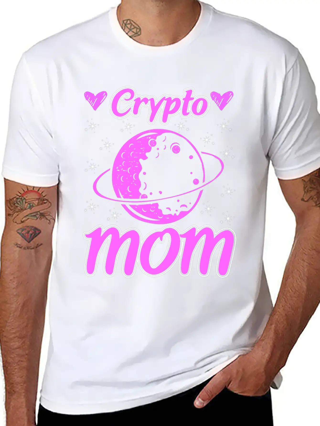 Crypto Mom Crypto Currency Mother Bitcoin Fan Geek Timeless Short Sleeve Tee – Comfy And Minimalist Design