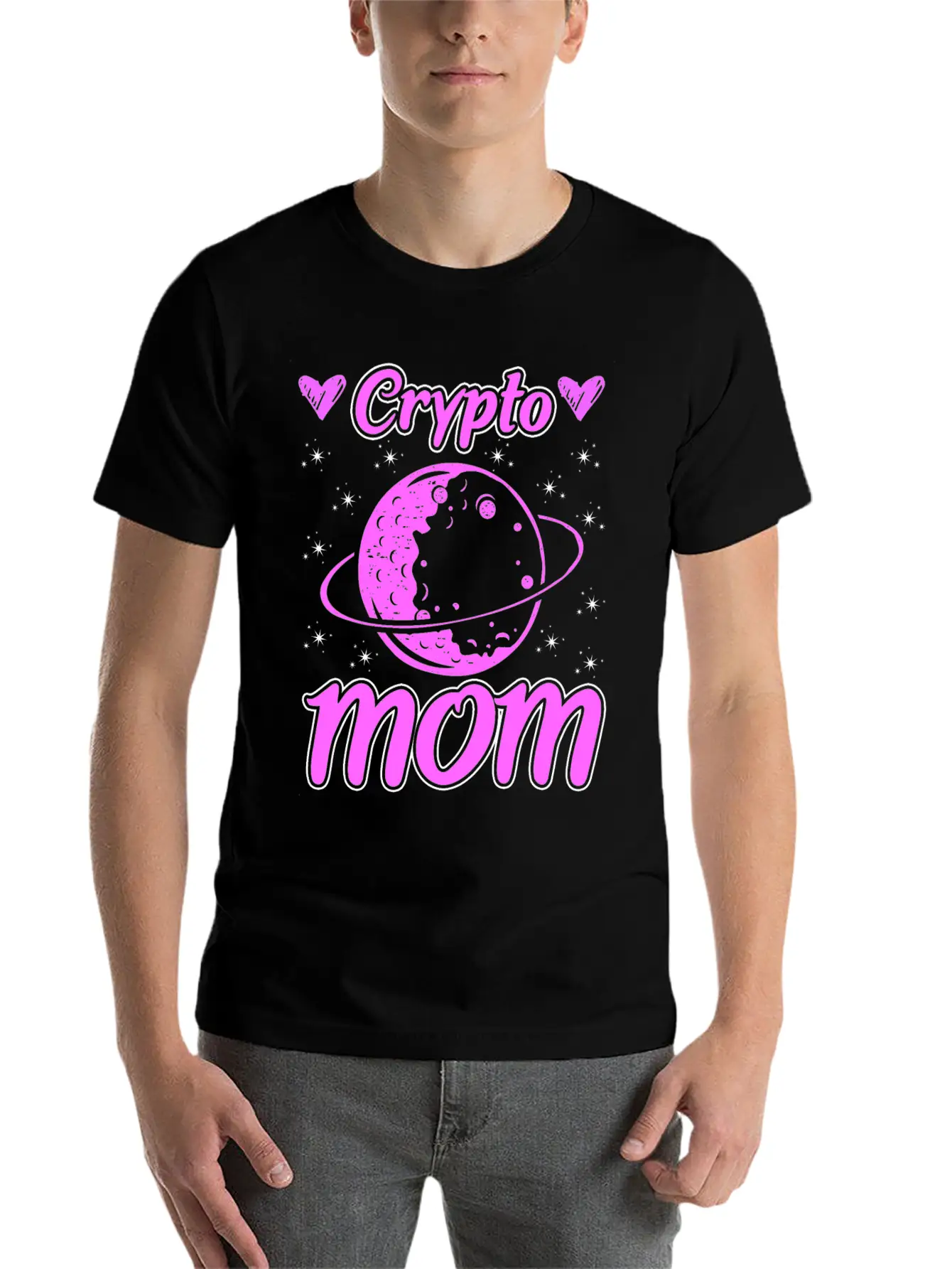 Crypto Mom Crypto Currency Mother Bitcoin Fan Geek Timeless Short Sleeve Tee – Comfy And Minimalist Design