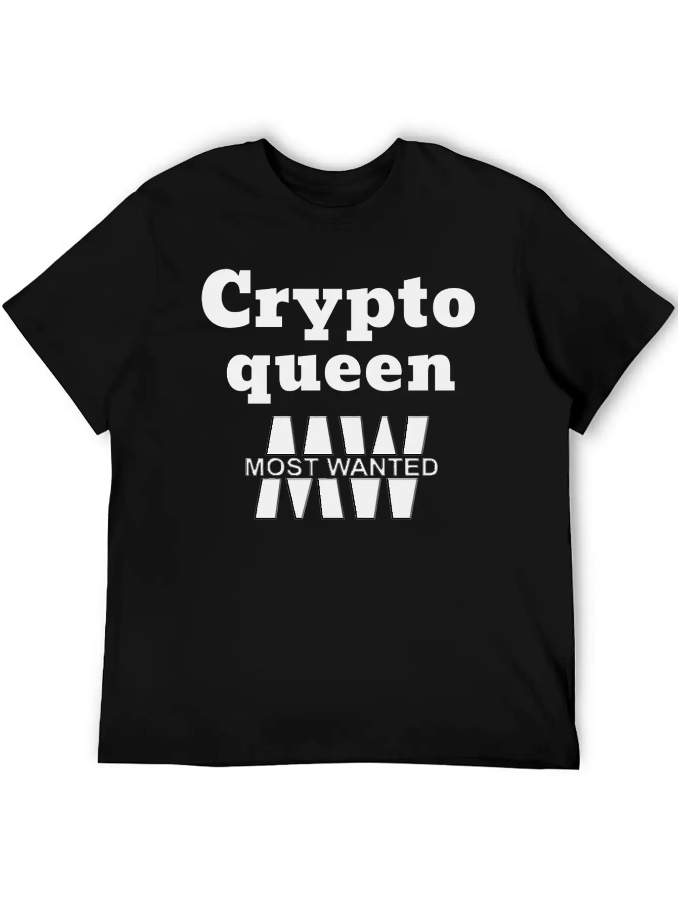 Crypto Queen _ Most Wanted _ Trendy Design Essential Unisex Summer Tee – Soft Cotton Casual Fit