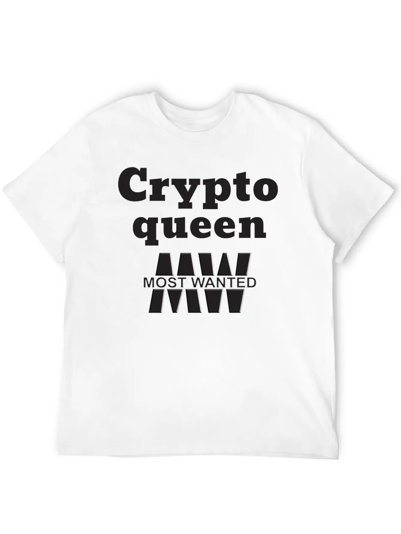 Crypto Queen _ Most Wanted _ Trendy Design Essential Unisex Summer Tee – Soft Cotton Casual Fit
