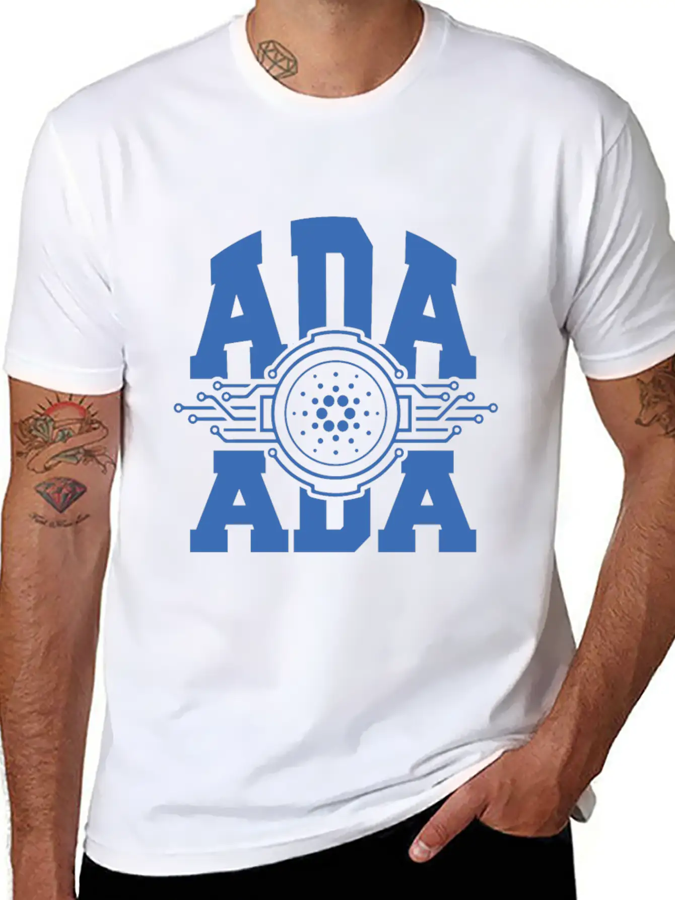 Cryptocurrency Cardano Ada Funny Fans T-shirt Comfortable Minimalist Graphic Tee – Summer Style Essential