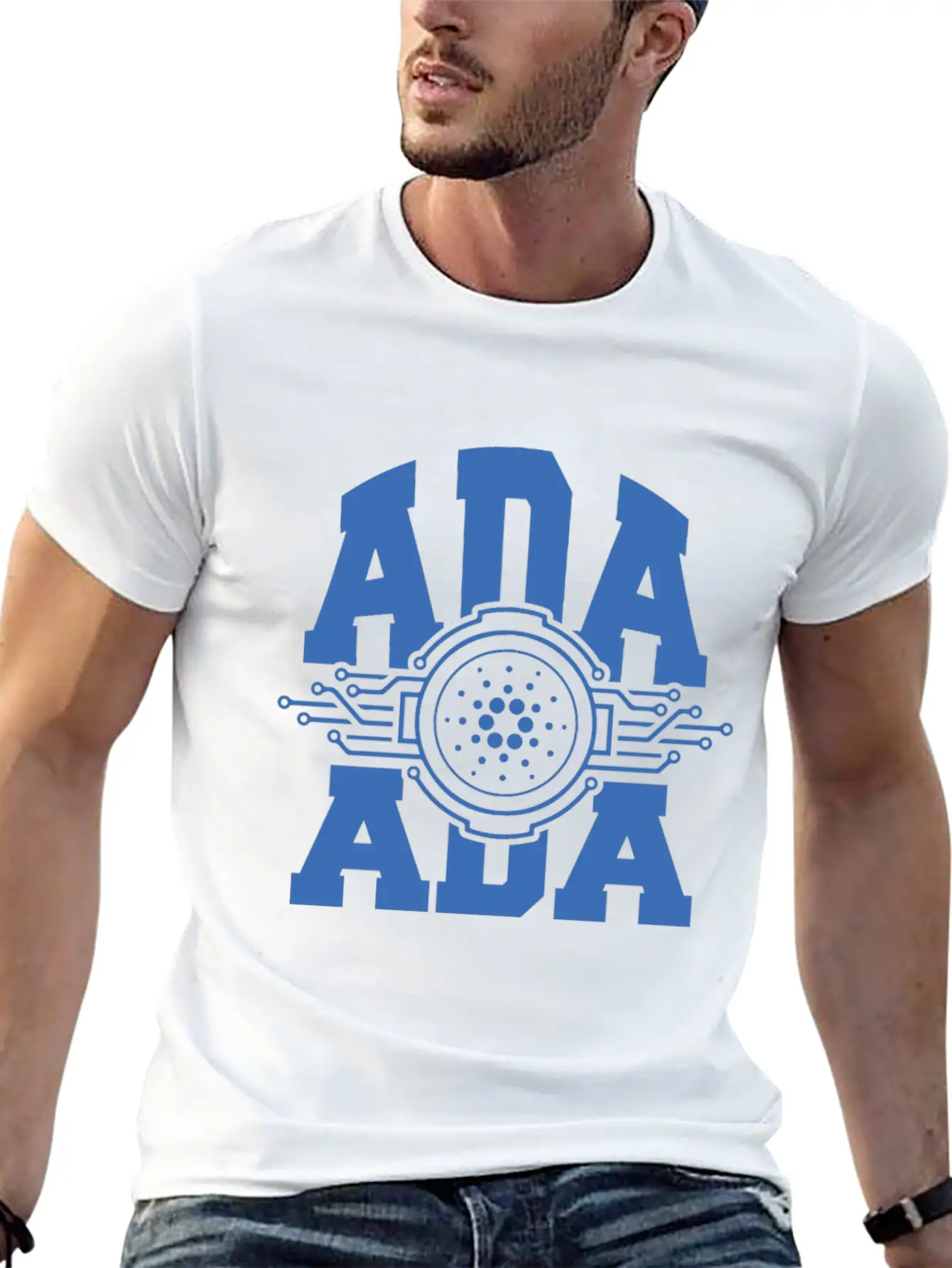 Cryptocurrency Cardano Ada Funny Fans T-shirt Comfortable Minimalist Graphic Tee – Summer Style Essential