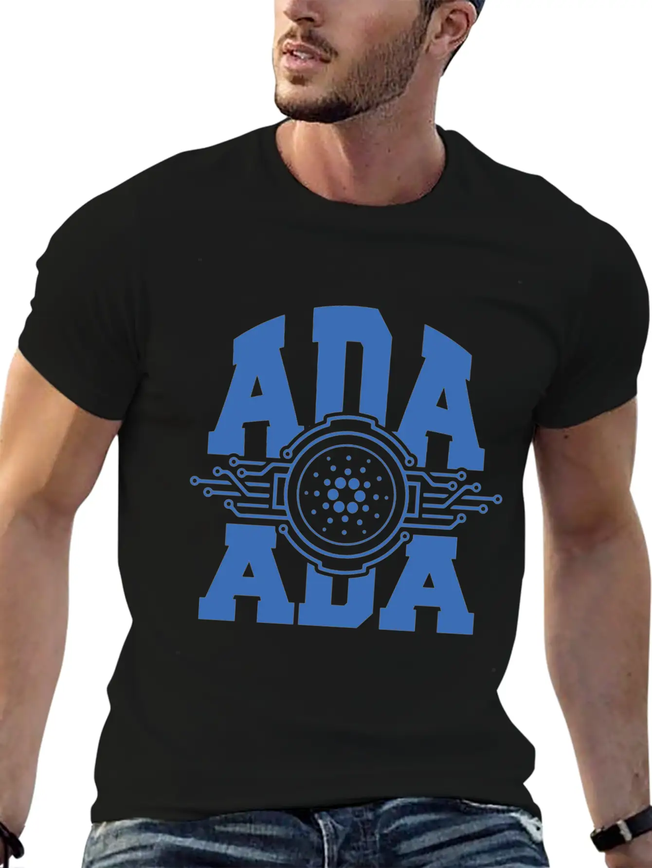 Cryptocurrency Cardano Ada Funny Fans T-shirt Comfortable Minimalist Graphic Tee – Summer Style Essential