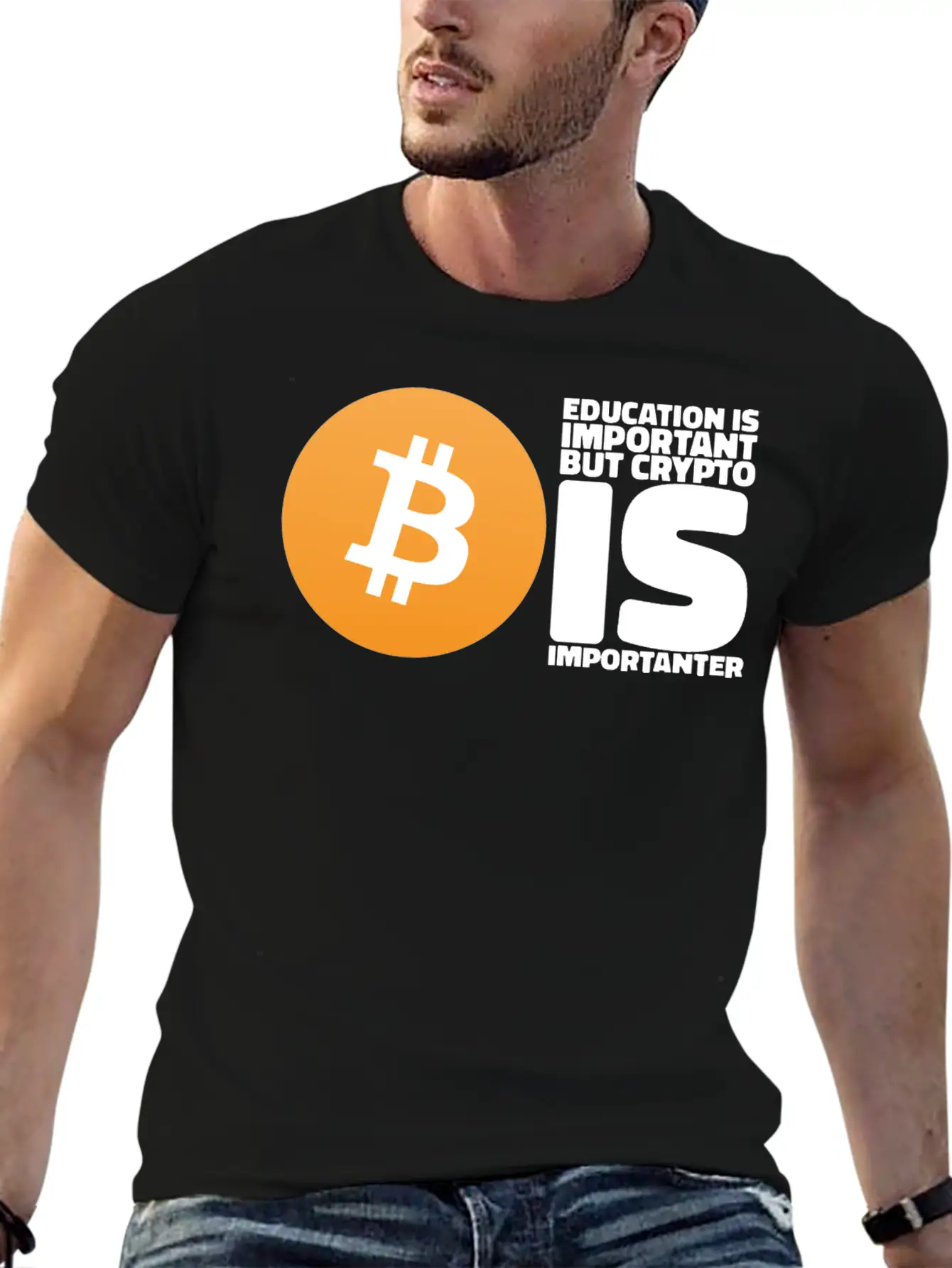Cryptocurrency Gifts For Bitcoin Miner And Trader Basic Graphic T-Shirt – Daily Comfort In Soft Cotton