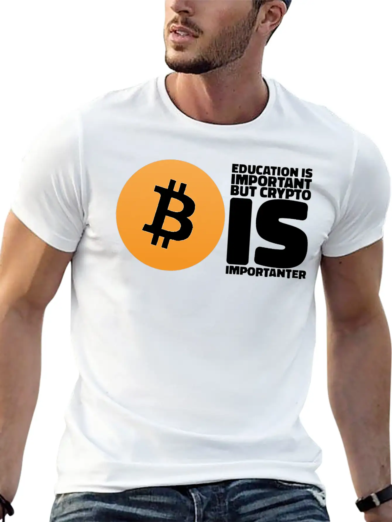 Cryptocurrency Gifts For Bitcoin Miner And Trader Basic Graphic T-Shirt – Daily Comfort In Soft Cotton