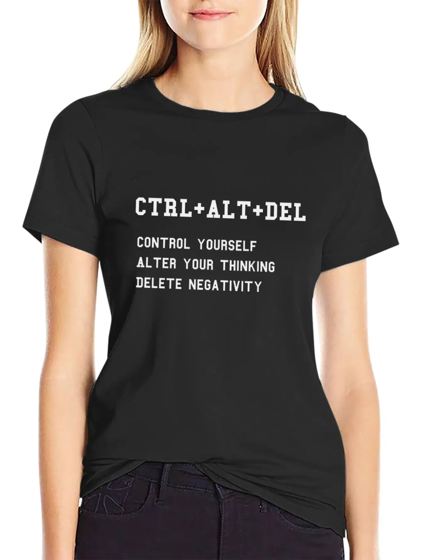 CTRL + ALT + DEL - For Nerd Success In Life Unisex Short Sleeve Soft Cotton T-Shirt – Casual Everyday Wear
