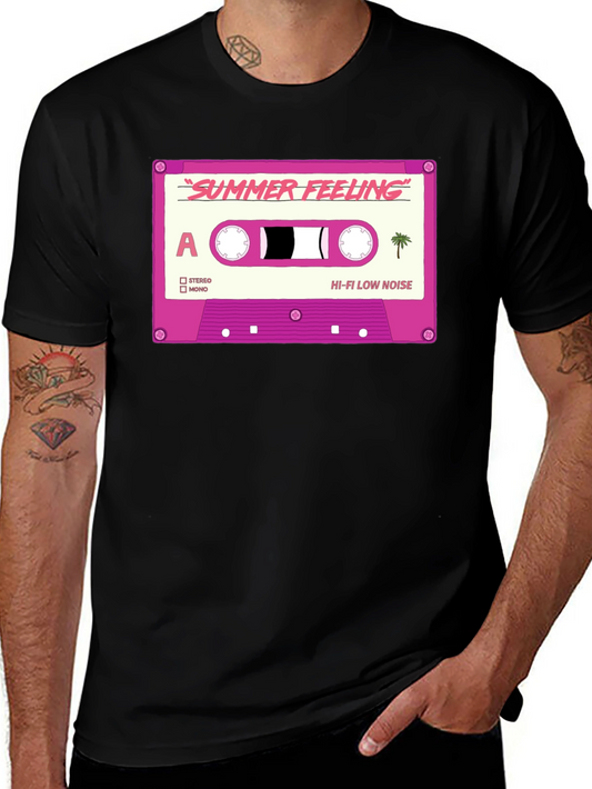 Summer Feeling Cassette Tape Graphic T-Shirt