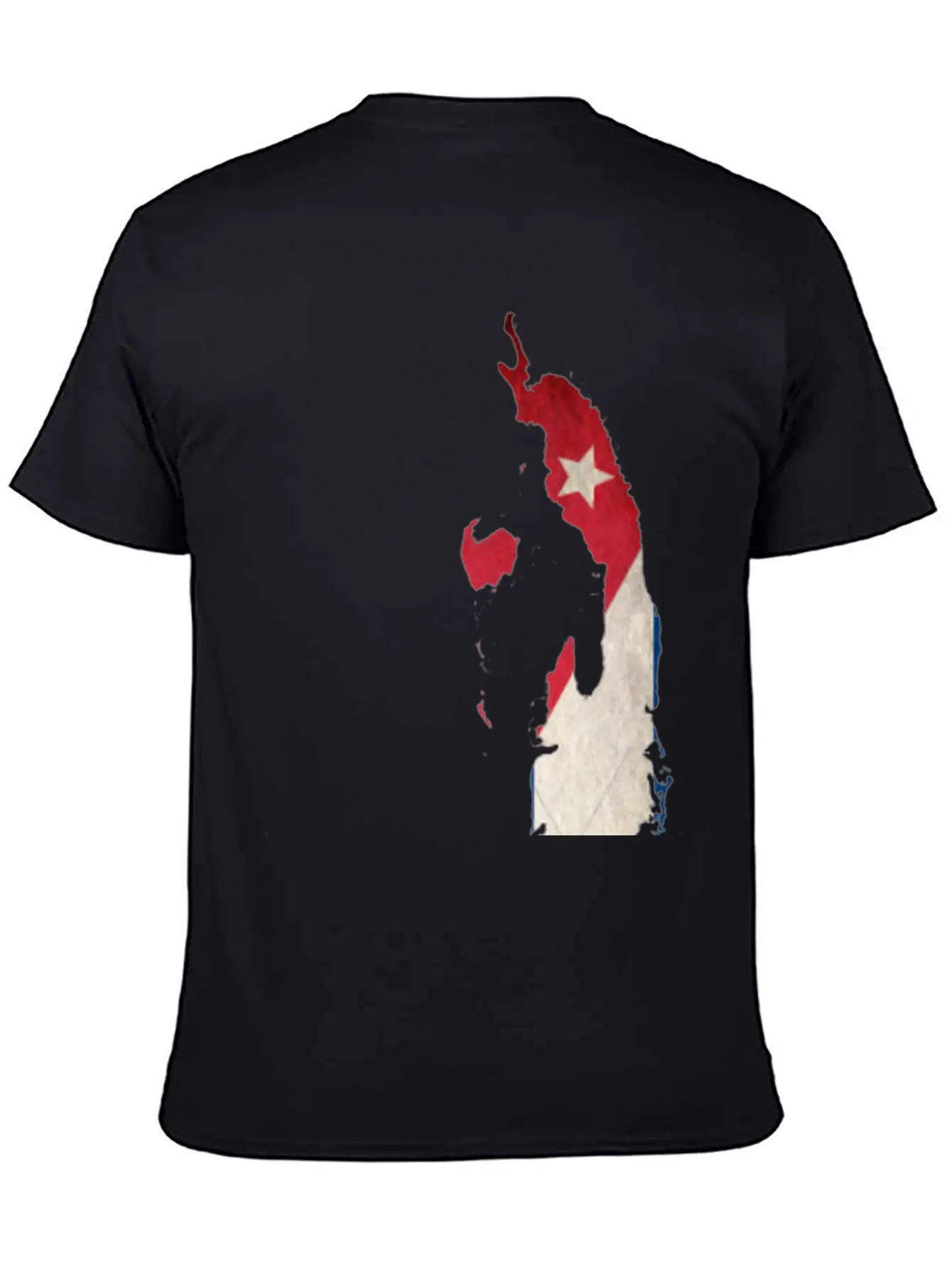 Cuba Flag Map Stylish Everyday T-Shirt – Unisex Basic Cotton Tee