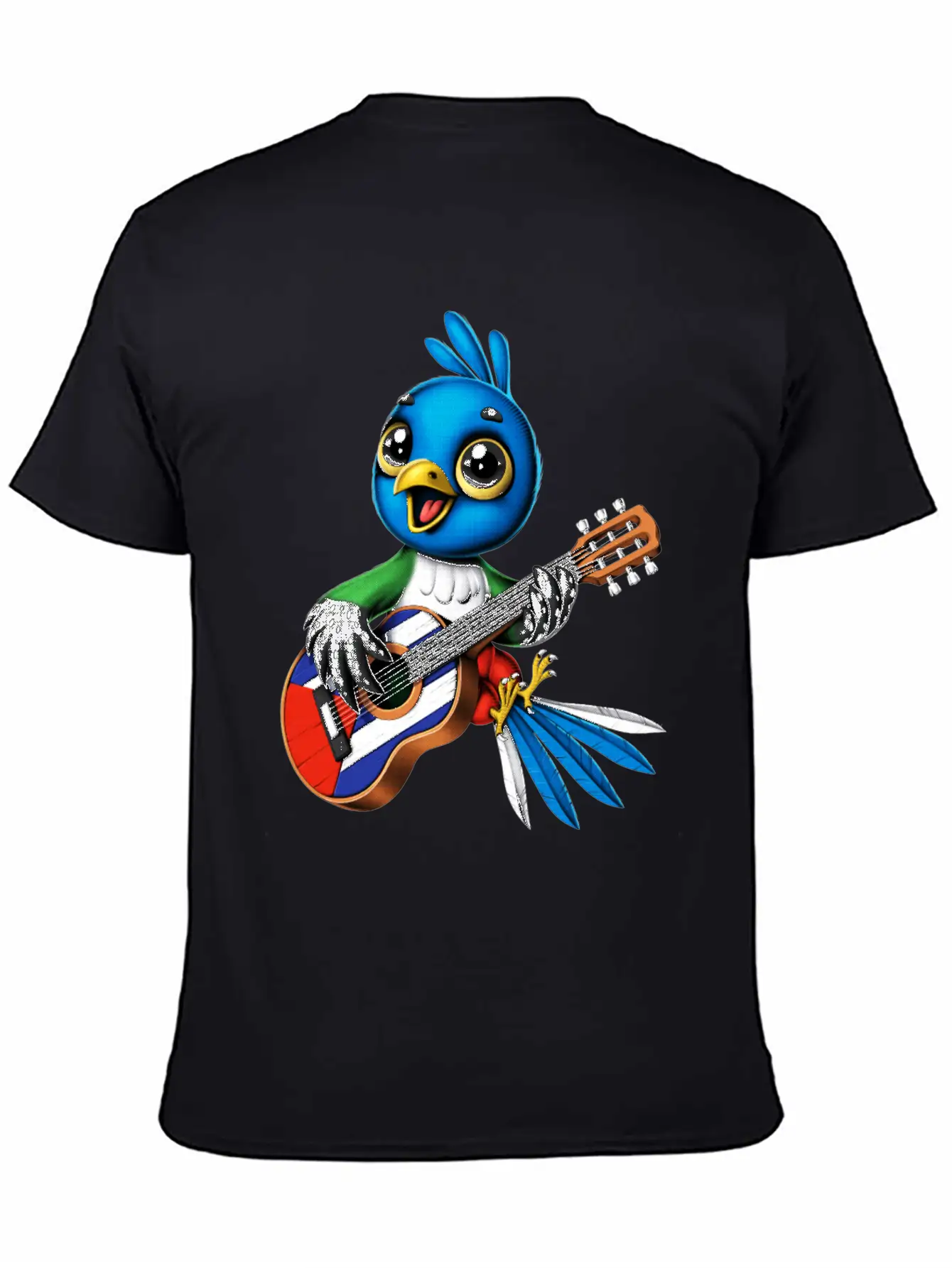 Cuban Trogon Bird Timeless Short Sleeve Tee – Comfy And Minimalist Design
