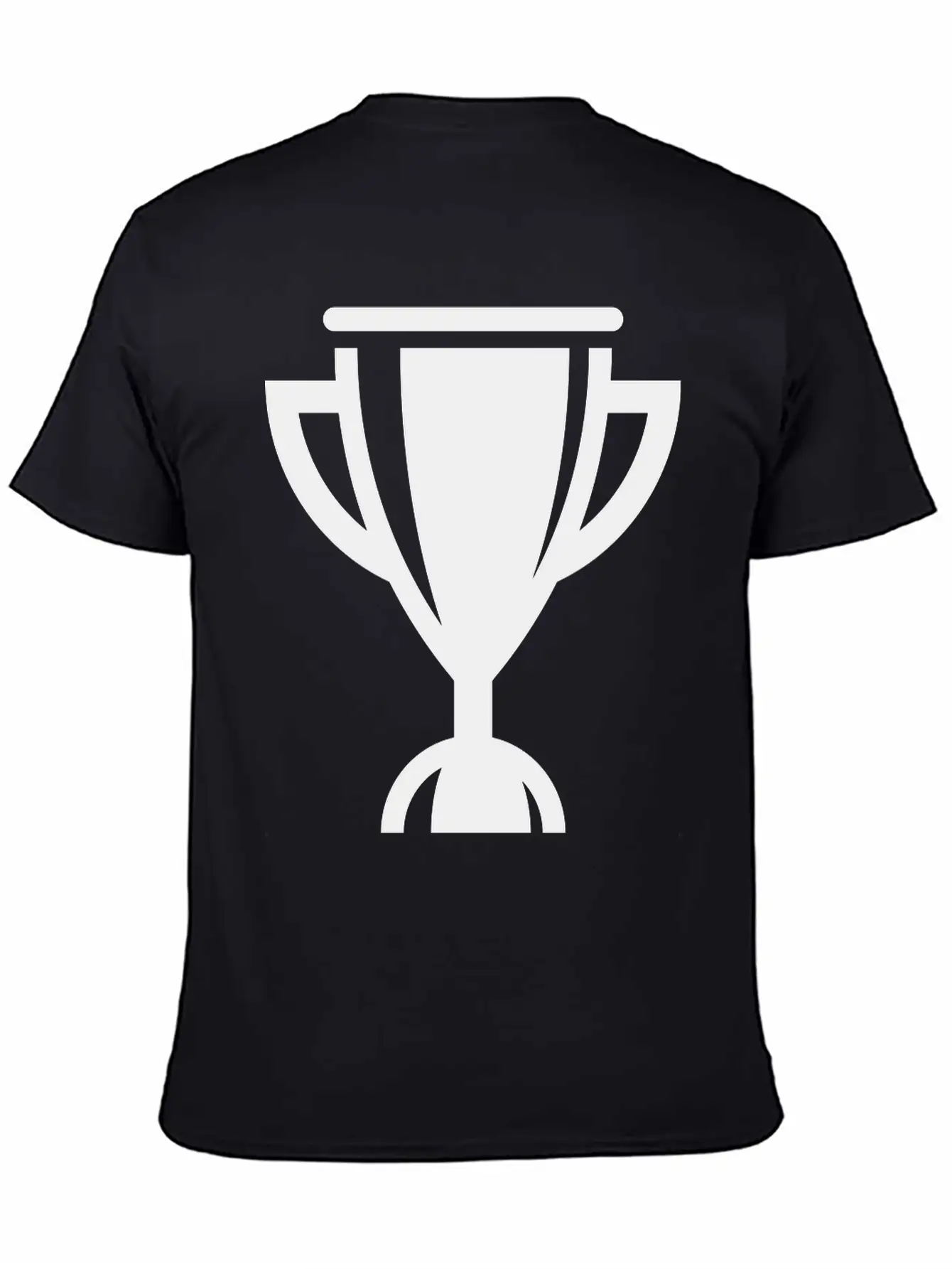 Cup / Trophy / Chalice (Icon / Pictogram) Unisex Short Sleeve Soft Cotton T-Shirt – Casual Everyday Wear