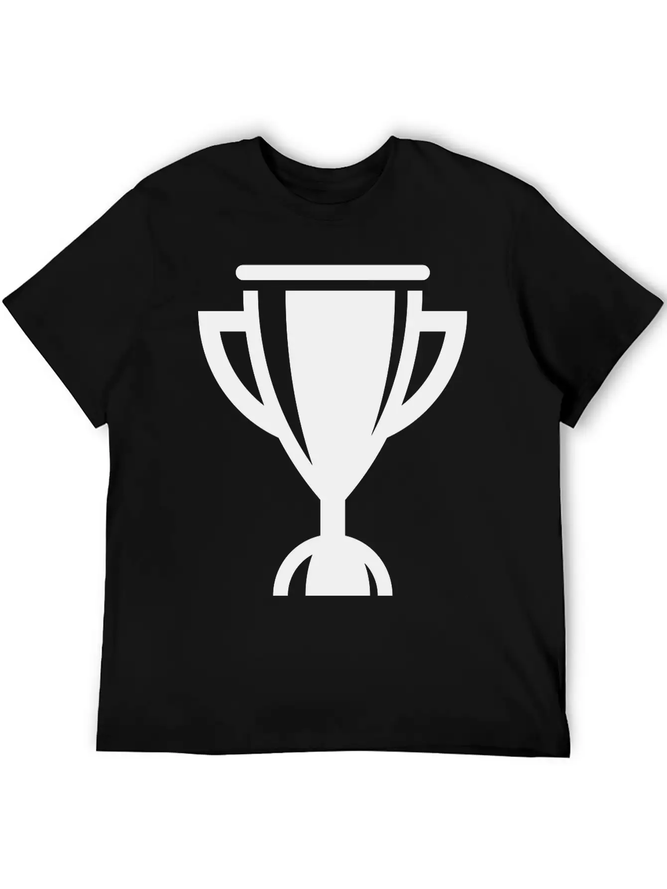 Cup / Trophy / Chalice (Icon / Pictogram) Unisex Short Sleeve Soft Cotton T-Shirt – Casual Everyday Wear