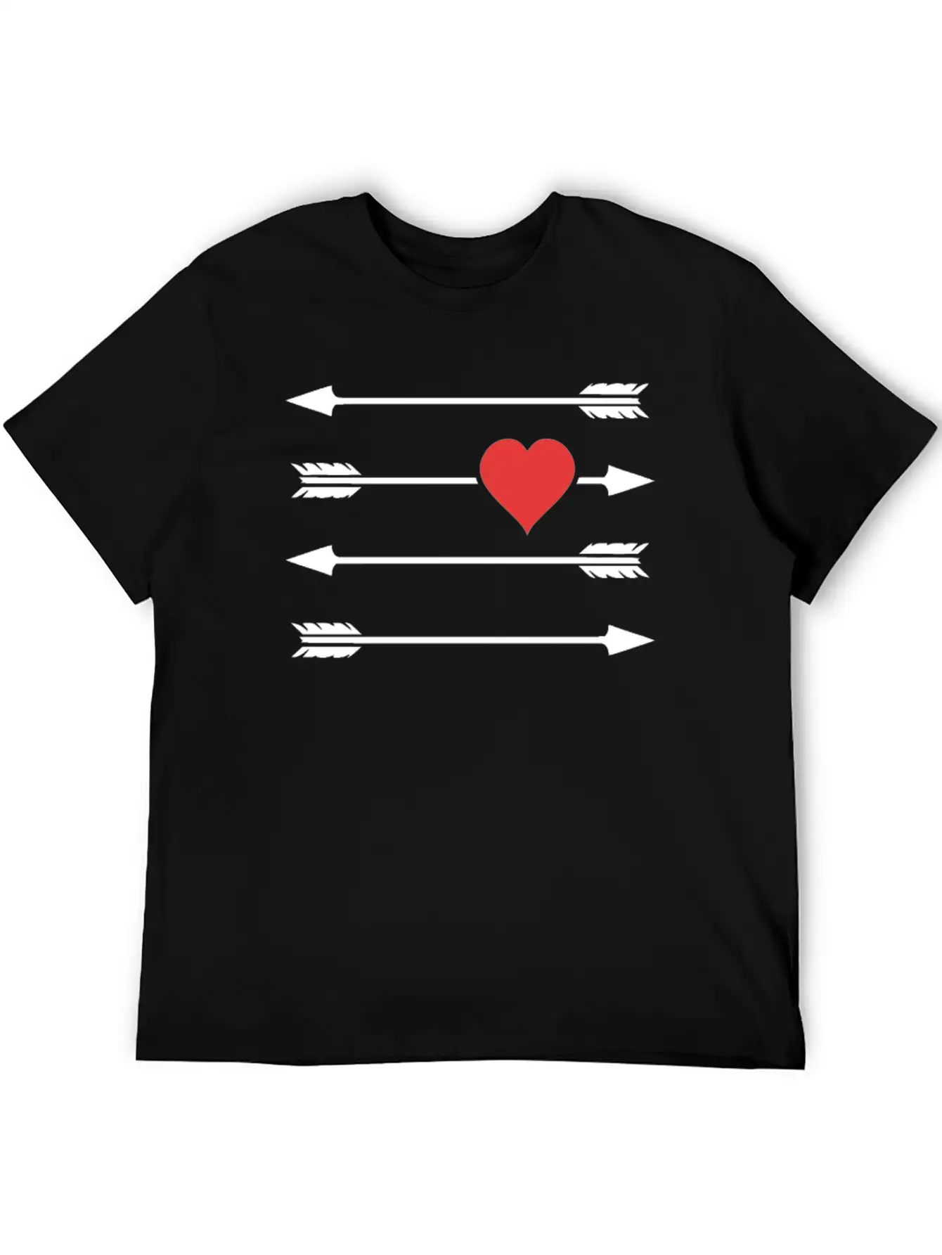 Cupid S Arrow Timeless Short Sleeve Tee – Comfy And Minimalist Design