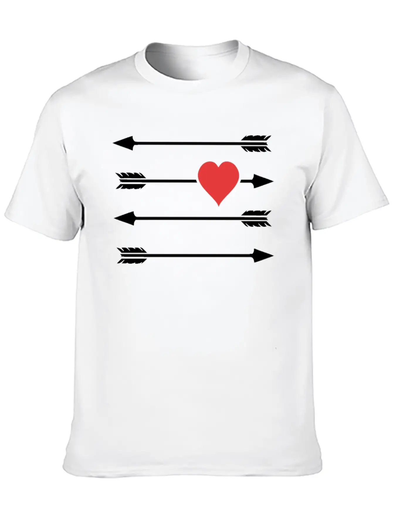 Cupid S Arrow Timeless Short Sleeve Tee – Comfy And Minimalist Design