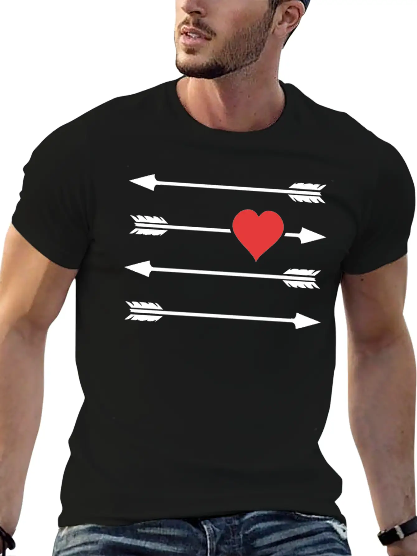 Cupid S Arrow Timeless Short Sleeve Tee – Comfy And Minimalist Design