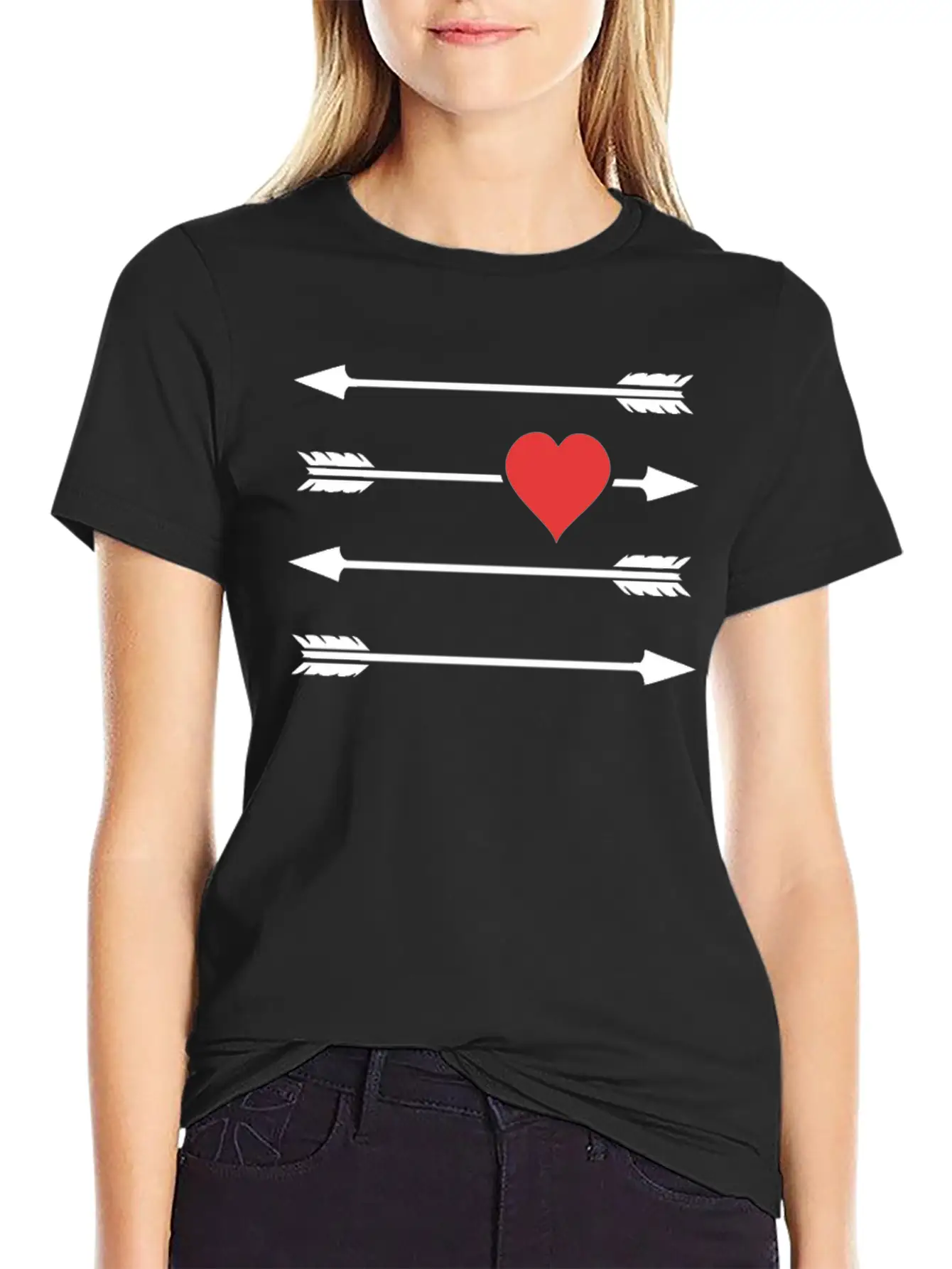 Cupid S Arrow Timeless Short Sleeve Tee – Comfy And Minimalist Design