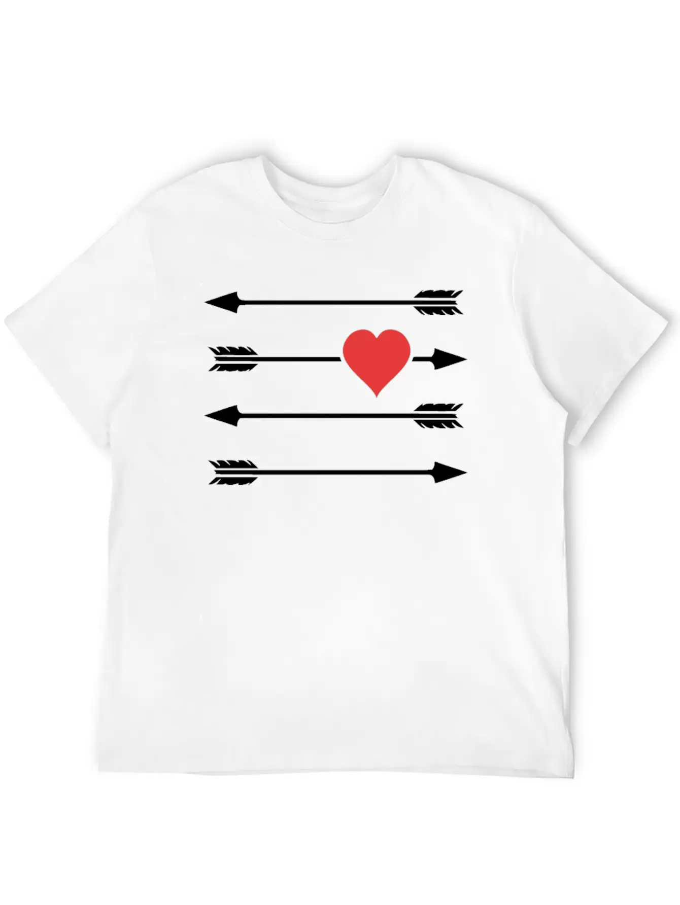 Cupid S Arrow Timeless Short Sleeve Tee – Comfy And Minimalist Design