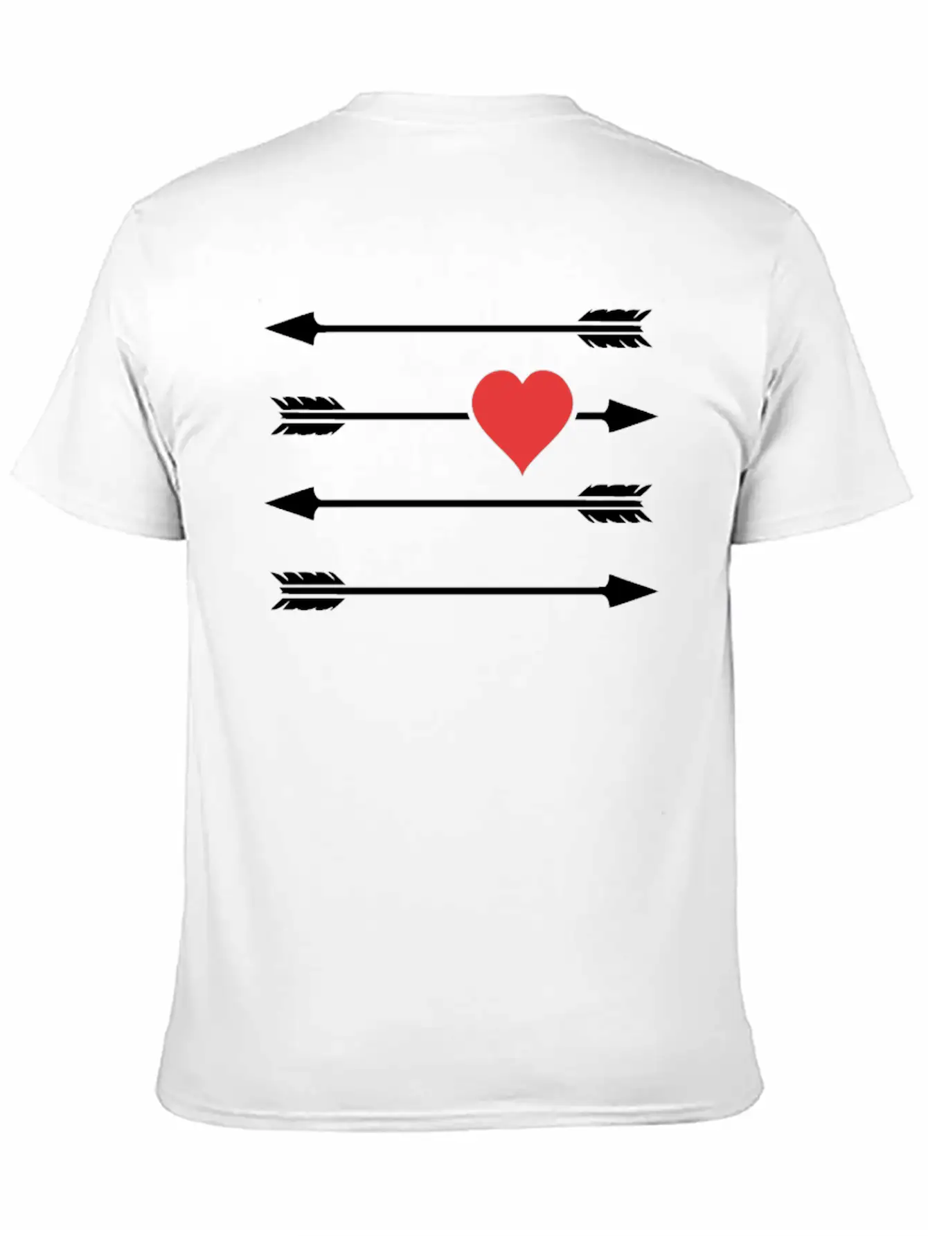 Cupid S Arrow Timeless Short Sleeve Tee – Comfy And Minimalist Design
