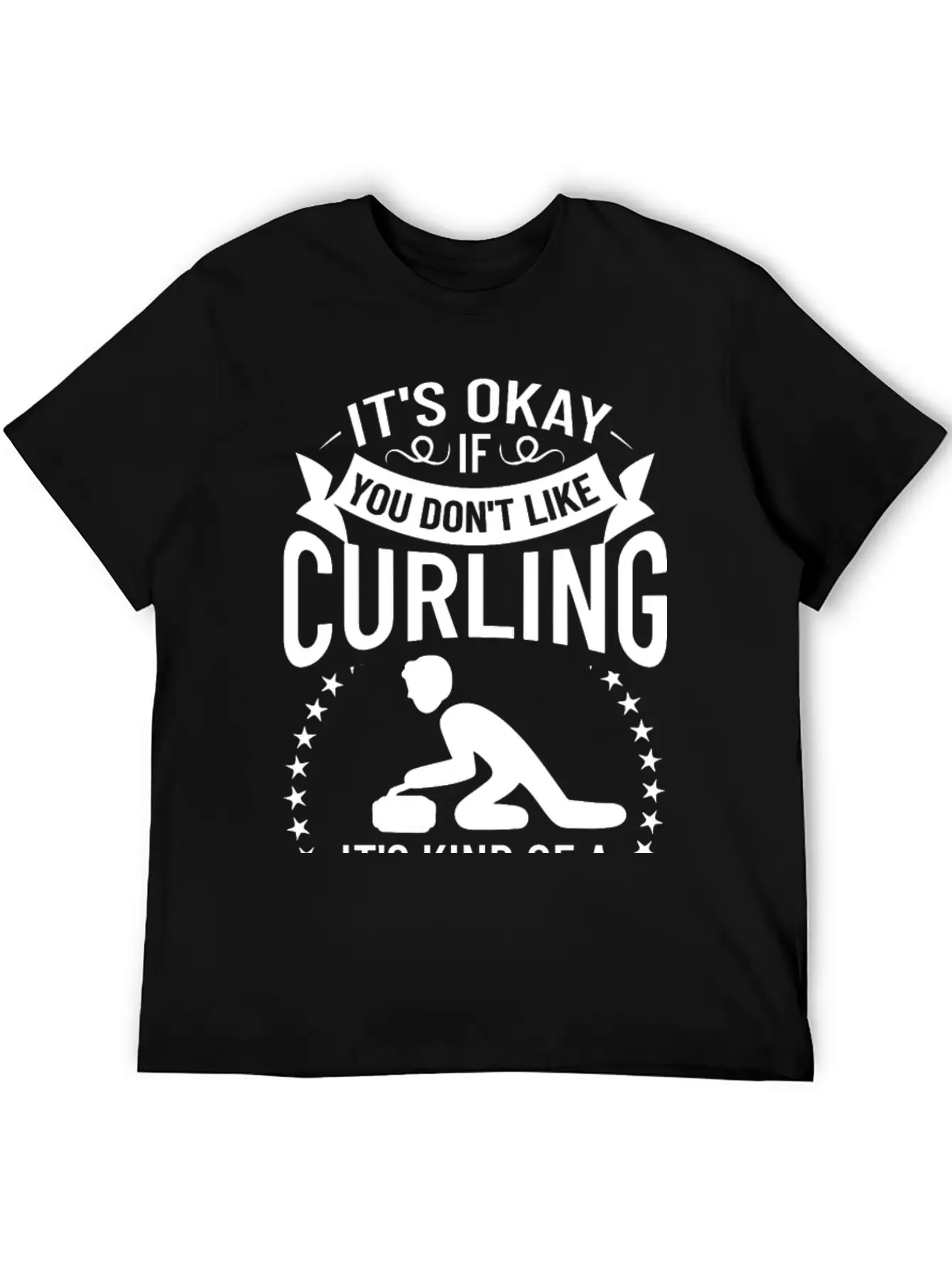 Curling Sport Game Curler Player Stones Broom Curl Timeless Short Sleeve Tee – Comfy And Minimalist Design