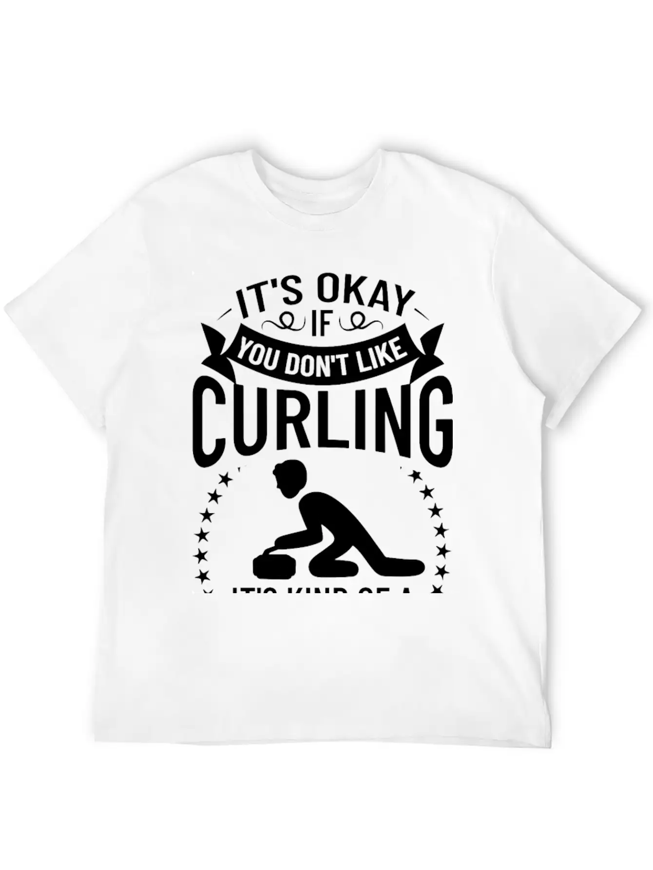 Curling Sport Game Curler Player Stones Broom Curl Timeless Short Sleeve Tee – Comfy And Minimalist Design