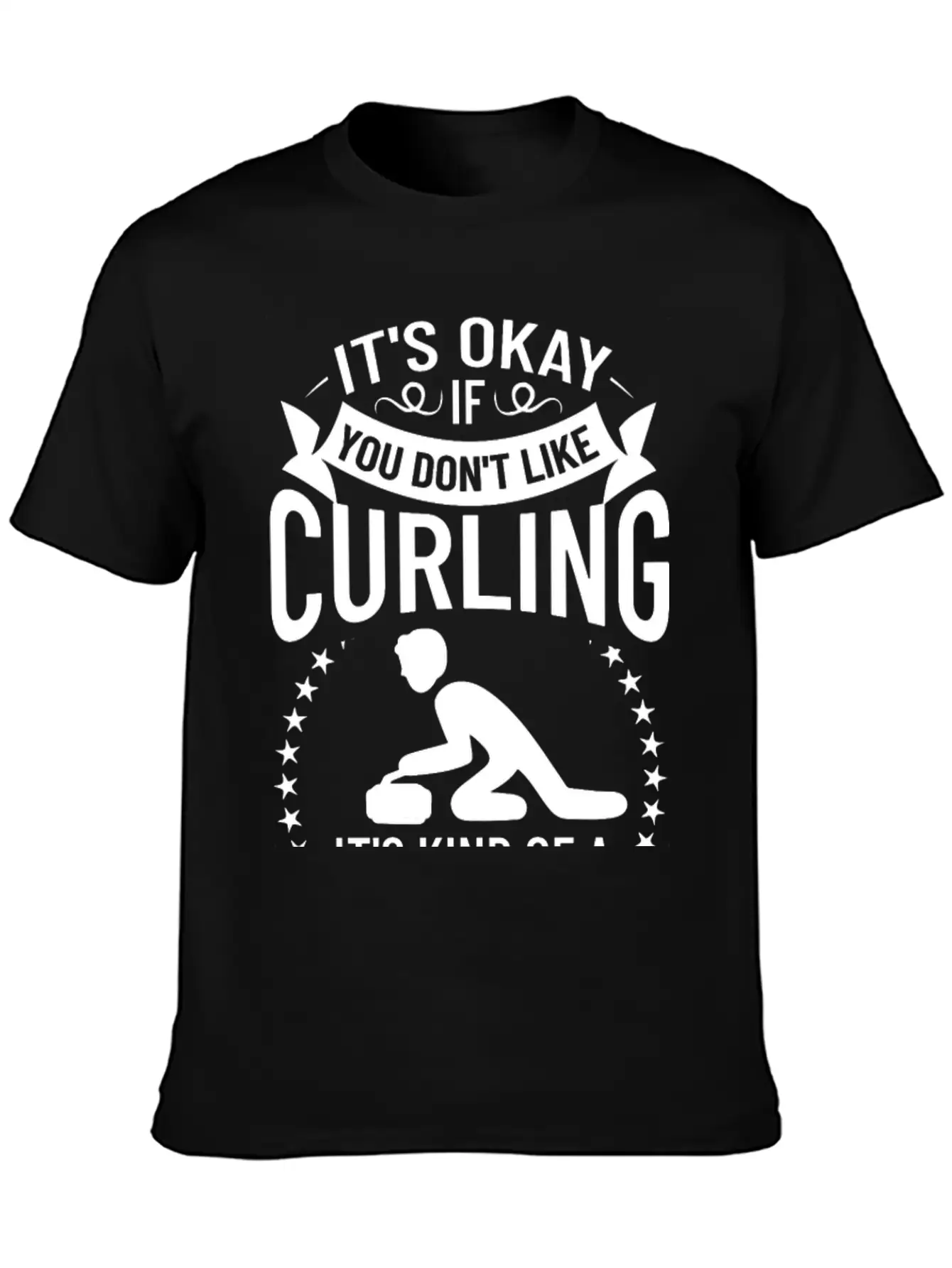 Curling Sport Game Curler Player Stones Broom Curl Timeless Short Sleeve Tee – Comfy And Minimalist Design