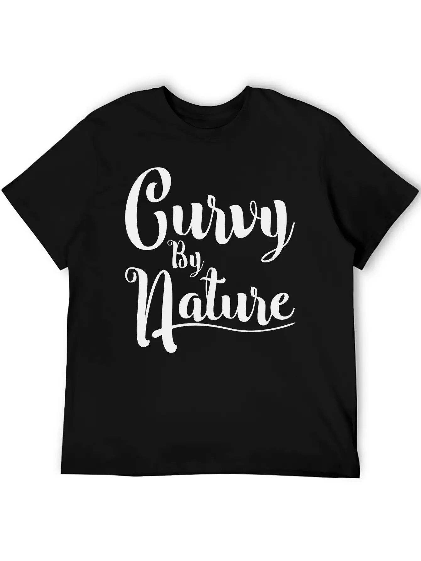 Curvy By Nature Essential Unisex Summer Tee – Soft Cotton Casual Fit